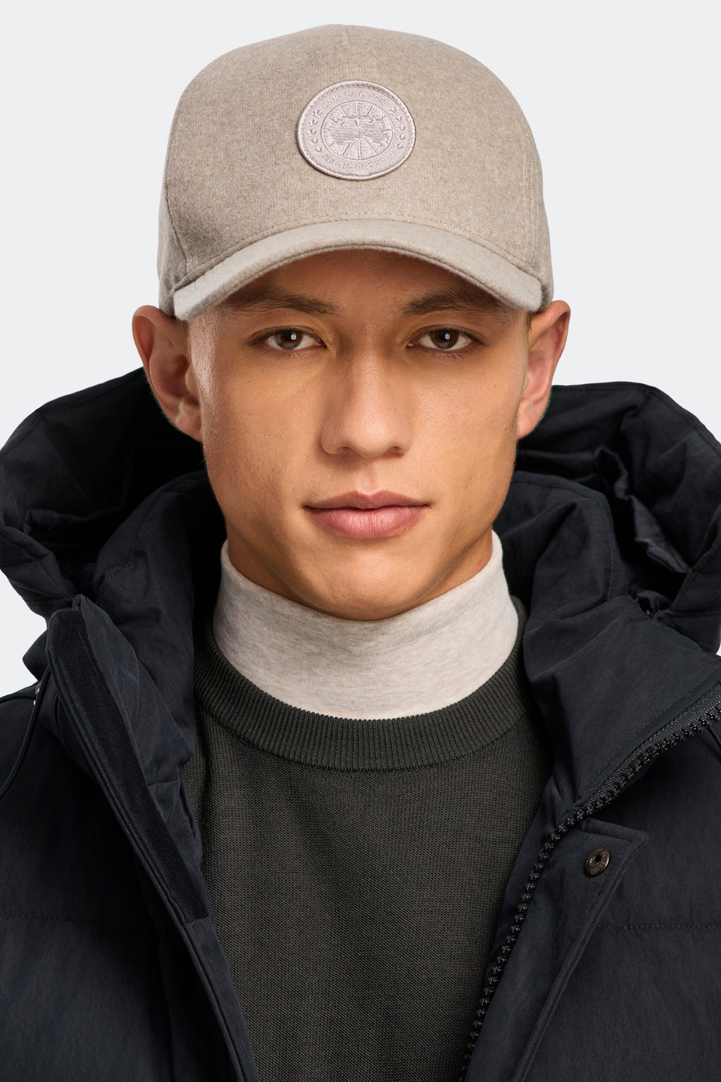 Wool Arctic Adjustable Cap - Cement Melange - Image 2