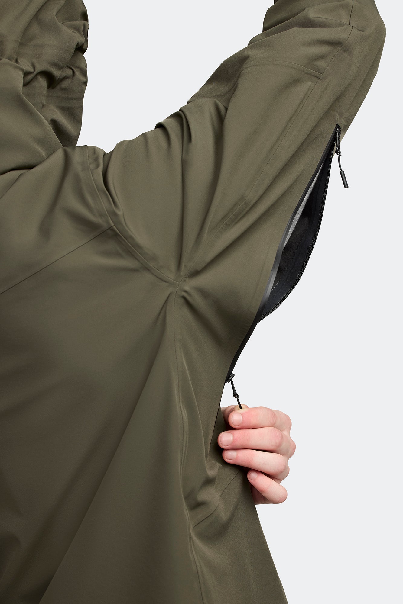 Rupert Rain Jacket Black Label - Smokey Sage