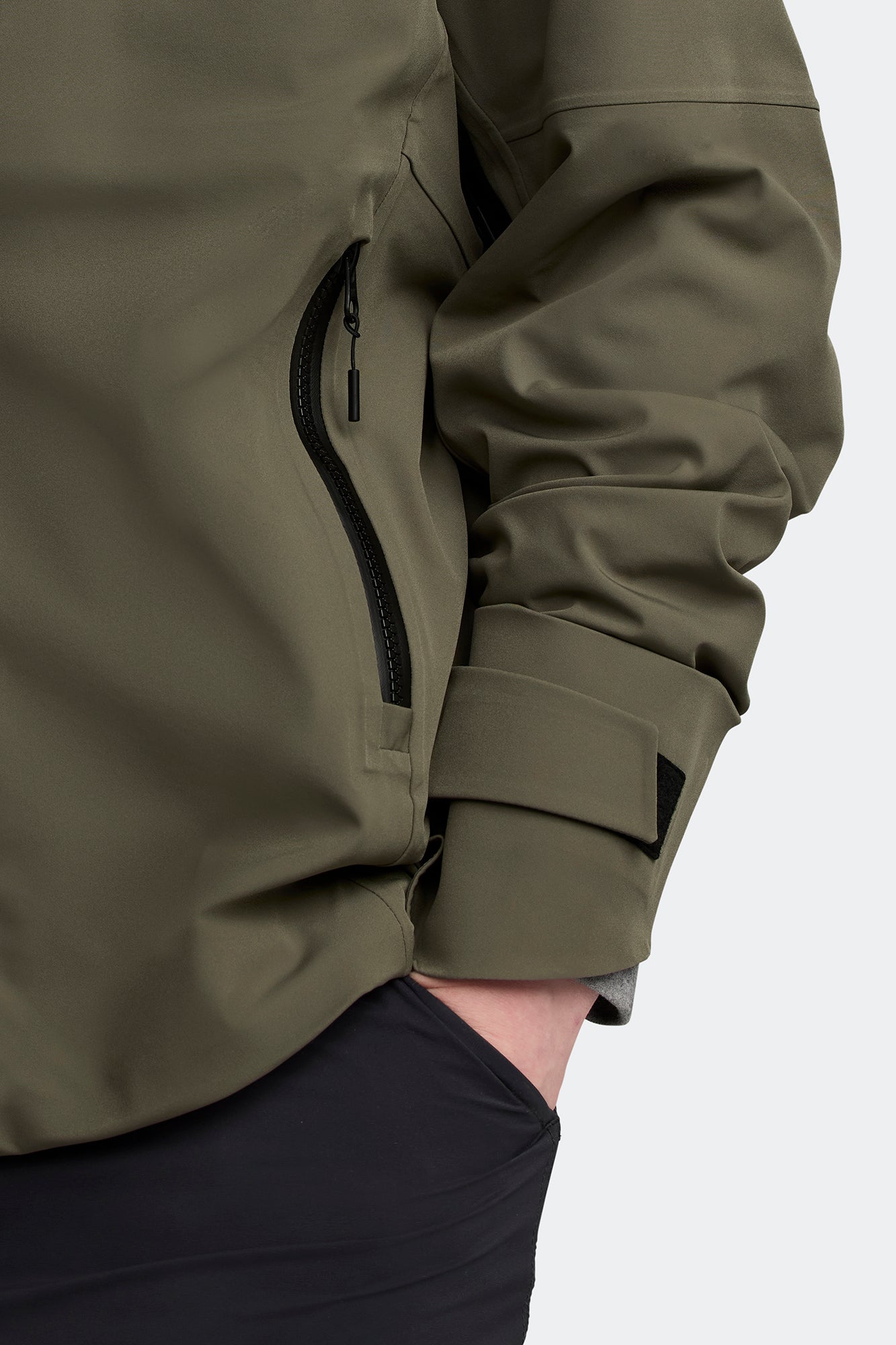 Rupert Rain Jacket Black Label - Smokey Sage