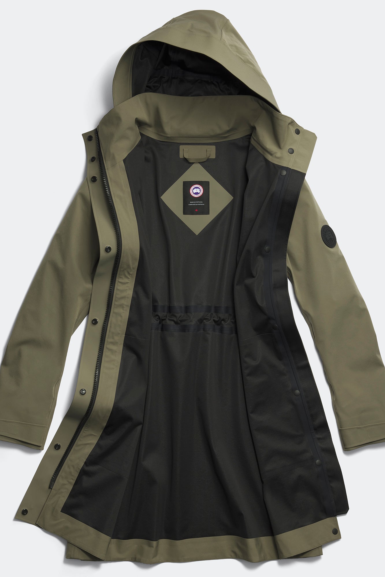 Cardero Rain Jacket Black Label (Women) - Smokey Sage - Image 8