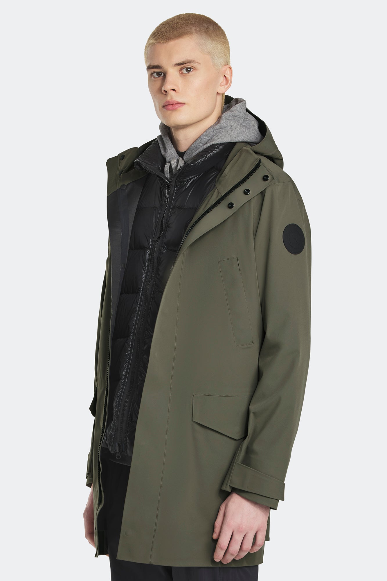 Barclay Rain Jacket Black Label (Men) - Smokey Sage