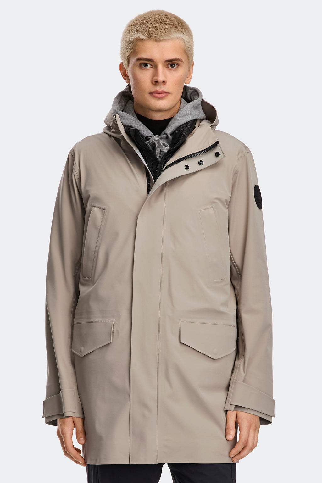 Barclay Rain Jacket Black Label (Men) - Limestone