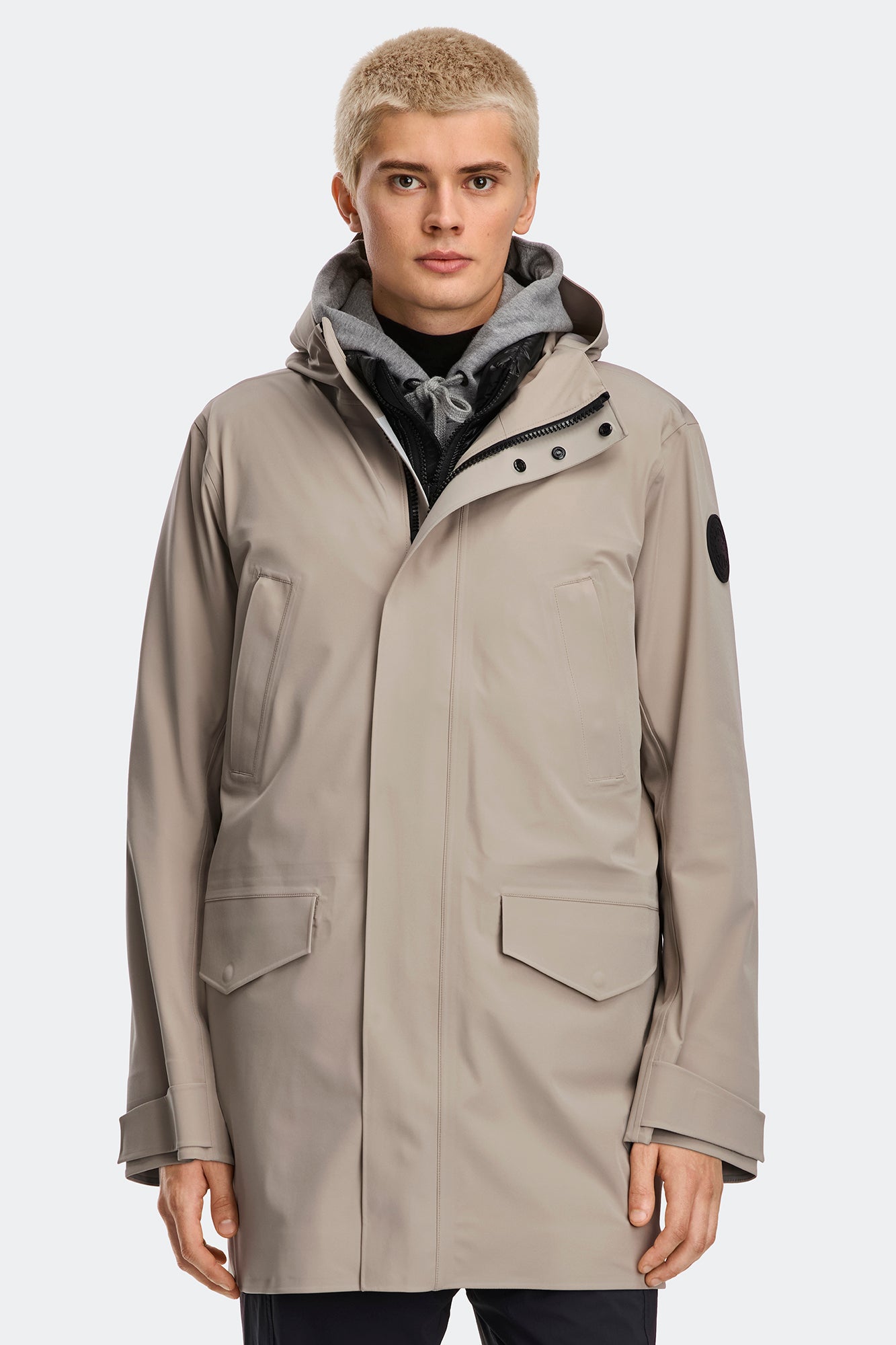 Barclay Rain Jacket Black Label (Men) - Limestone