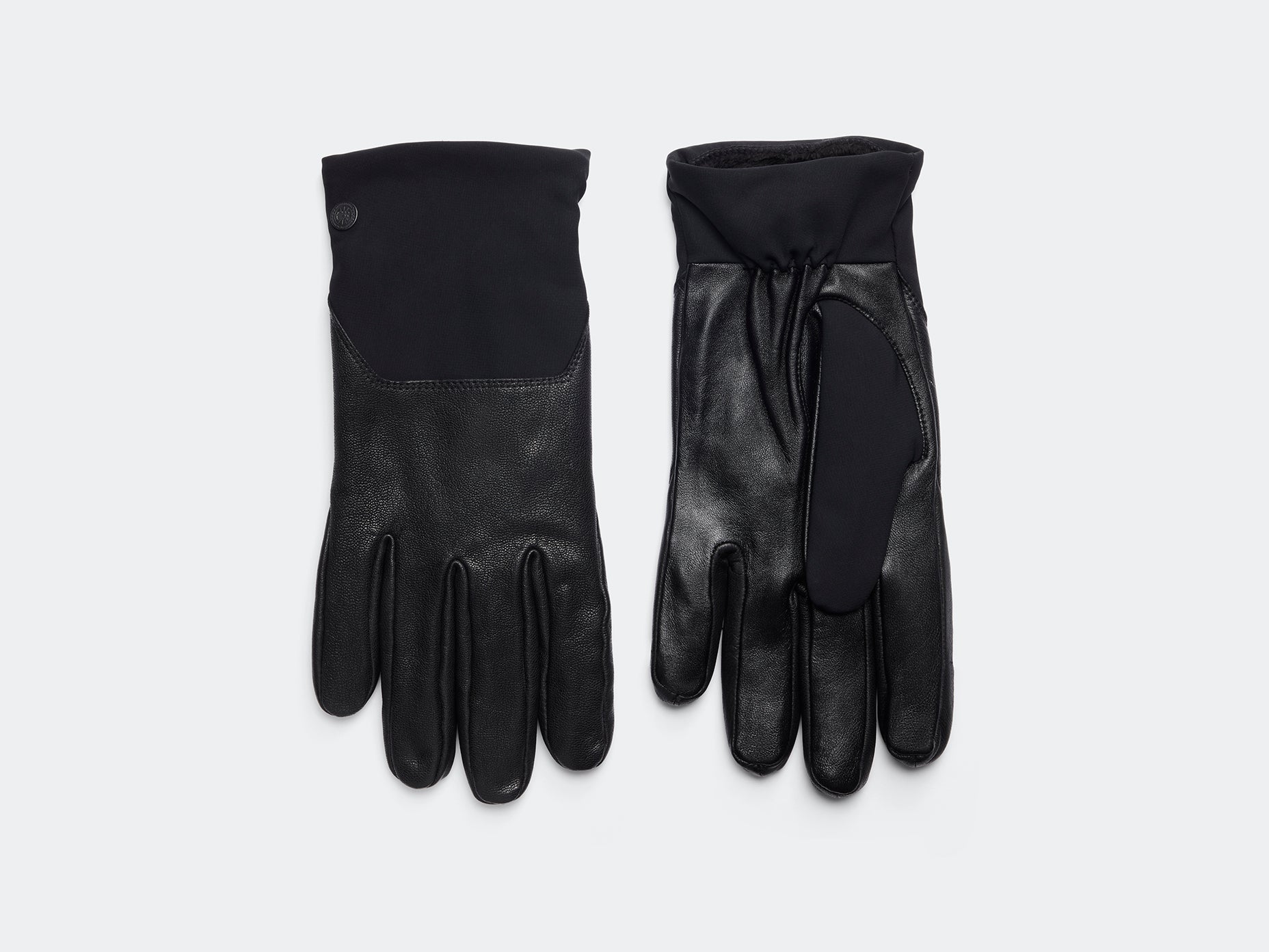 Mixed Media Glove (Men) - Black
