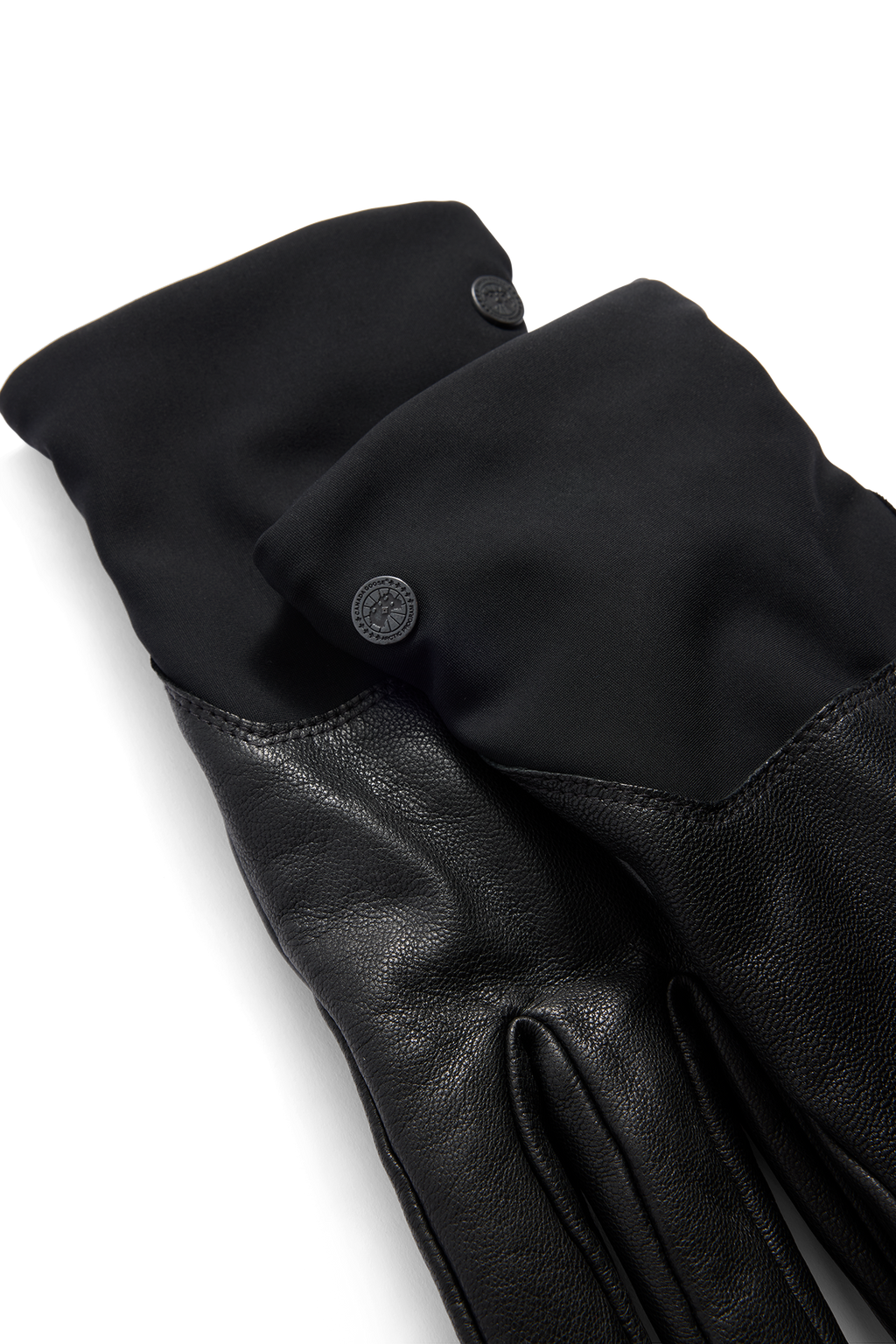 Mixed Media Glove (Men) - Black