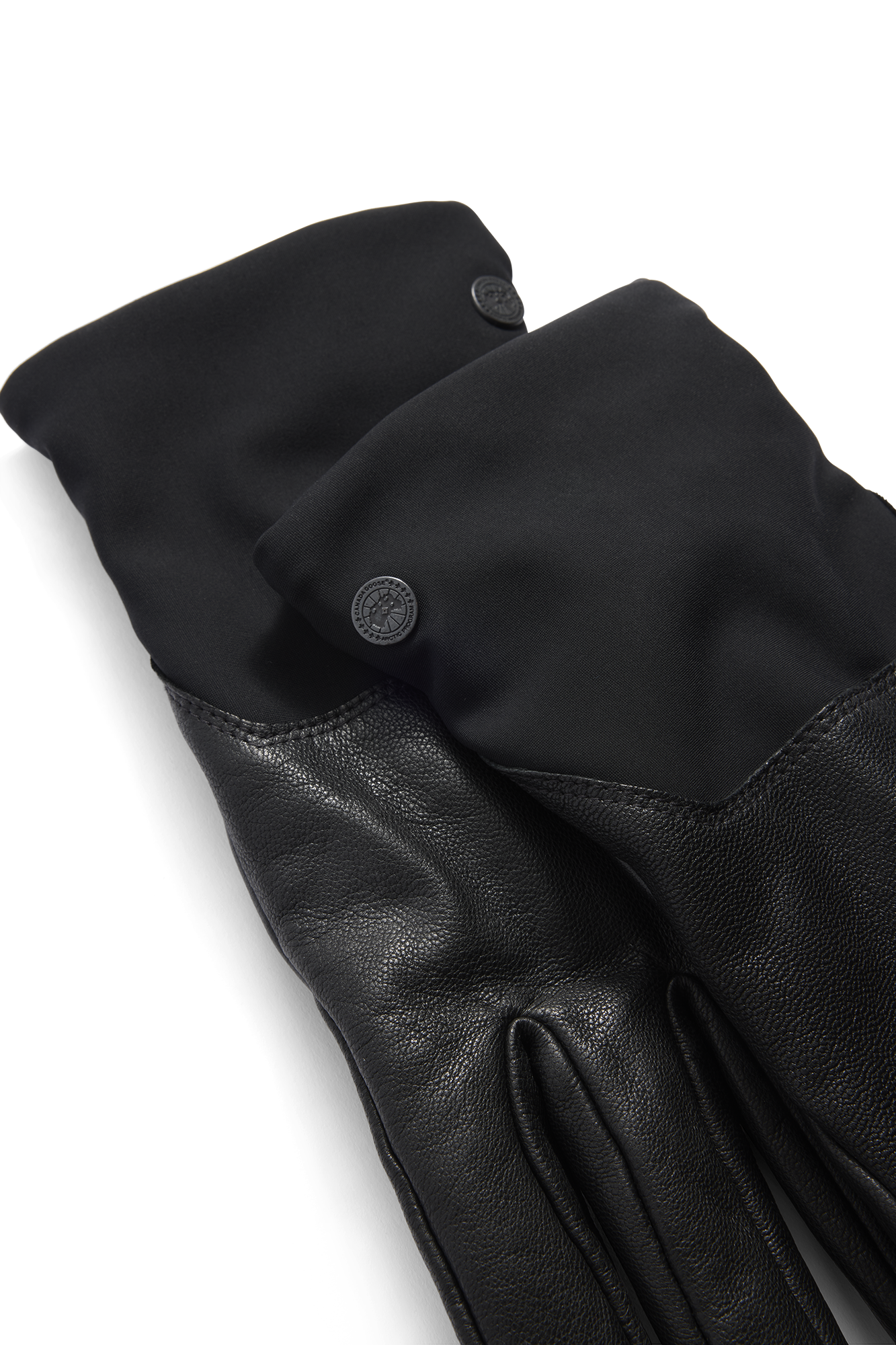 Mixed Media Glove (Men) - Black