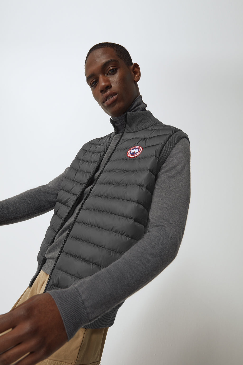 HyBridge® Knit Vest (Men) - Iron Grey