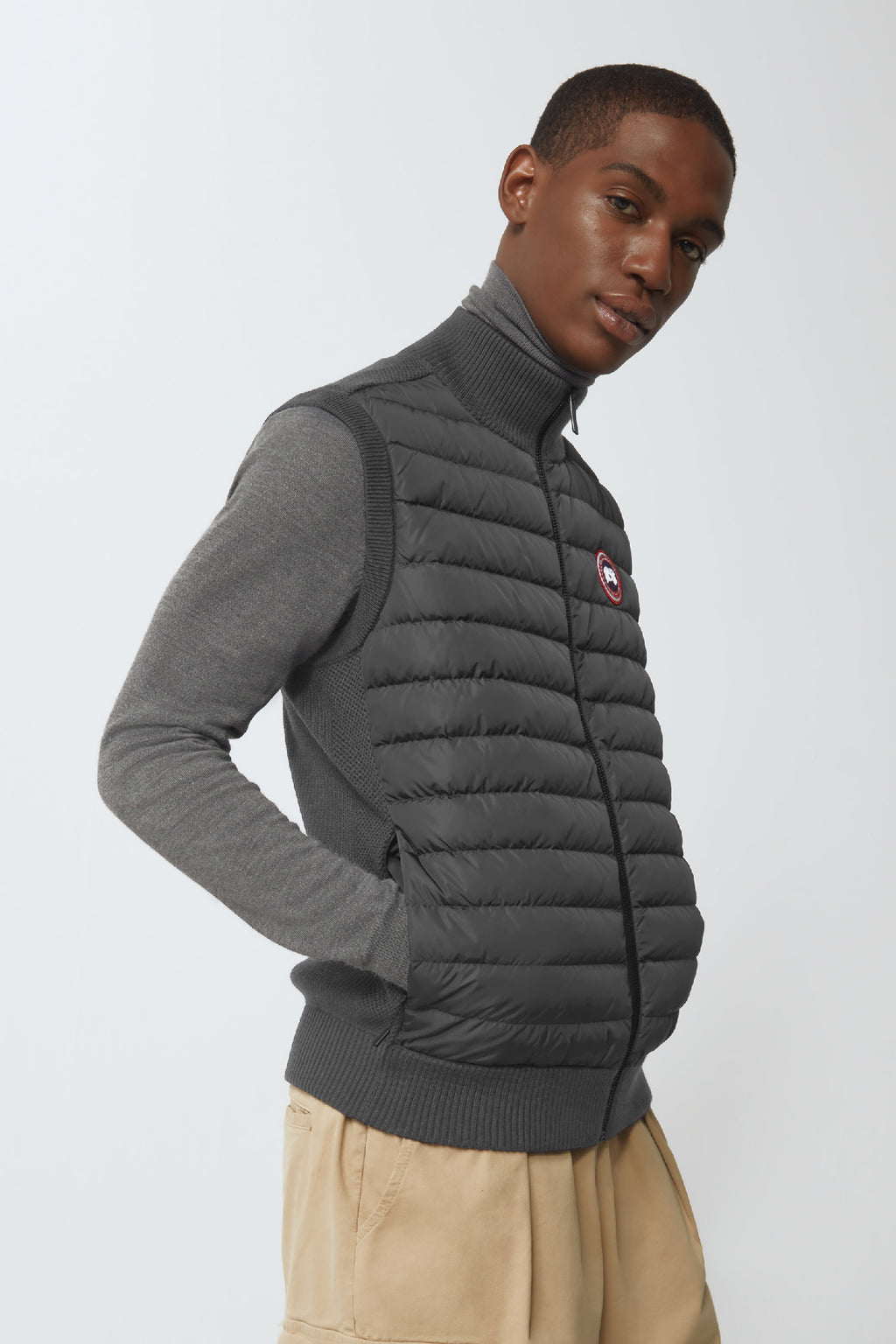 HyBridge® Knit Vest (Men) - Iron Grey