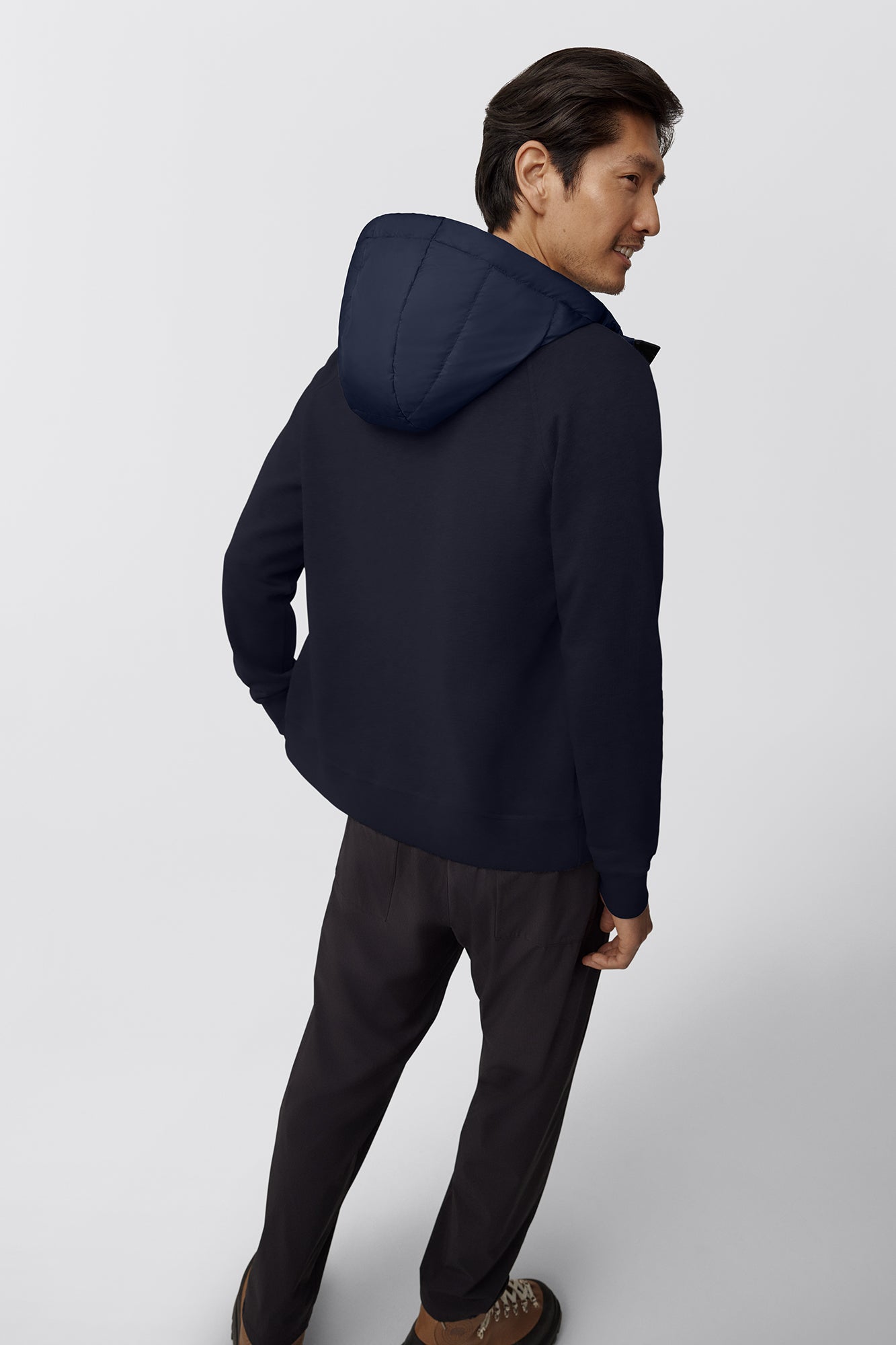 HyBridge® Huron Full Zip Hoodie (Men) - Atlantic Navy