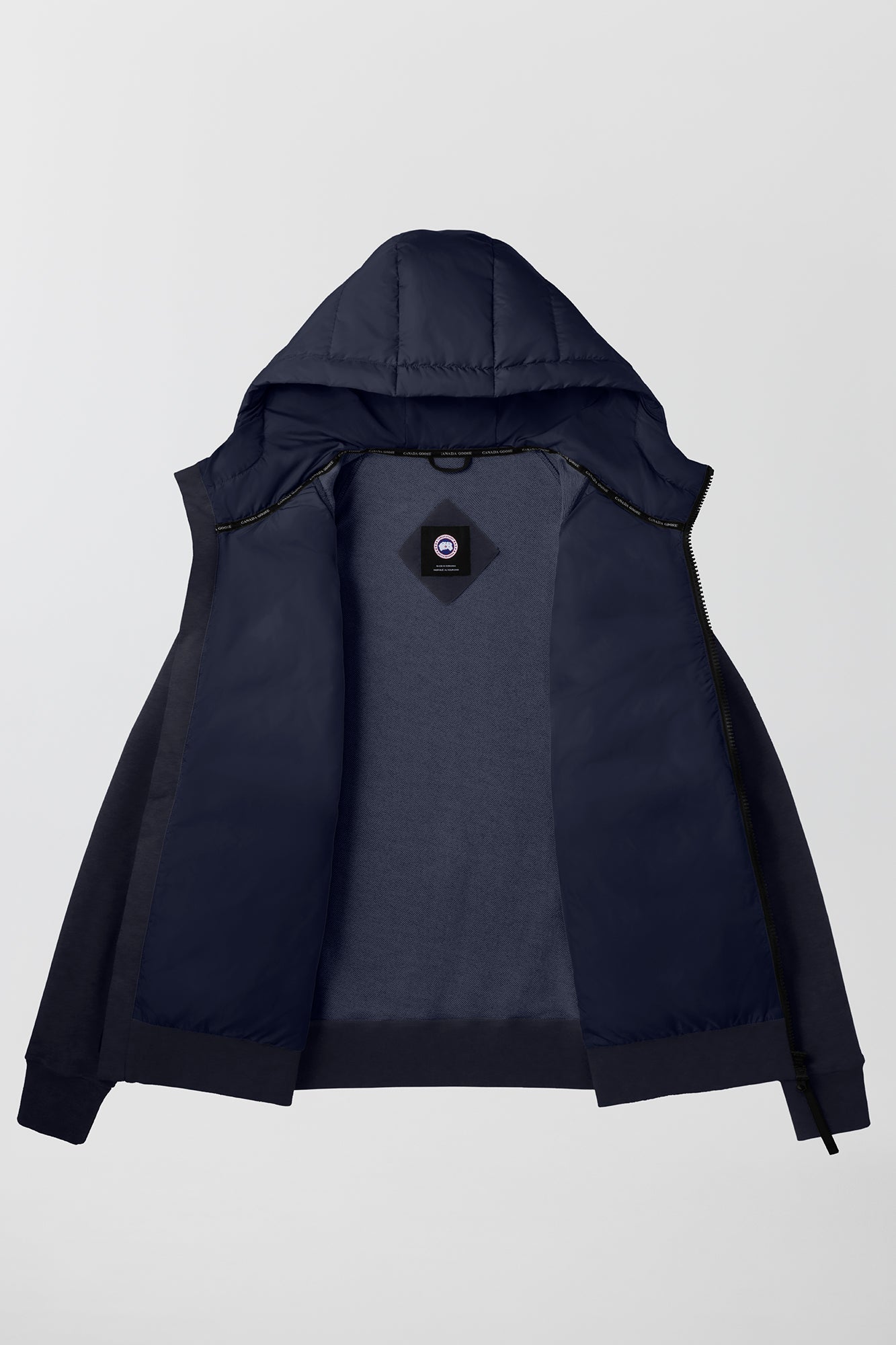 HyBridge® Huron Full Zip Hoodie (Men) - Atlantic Navy - Image 6