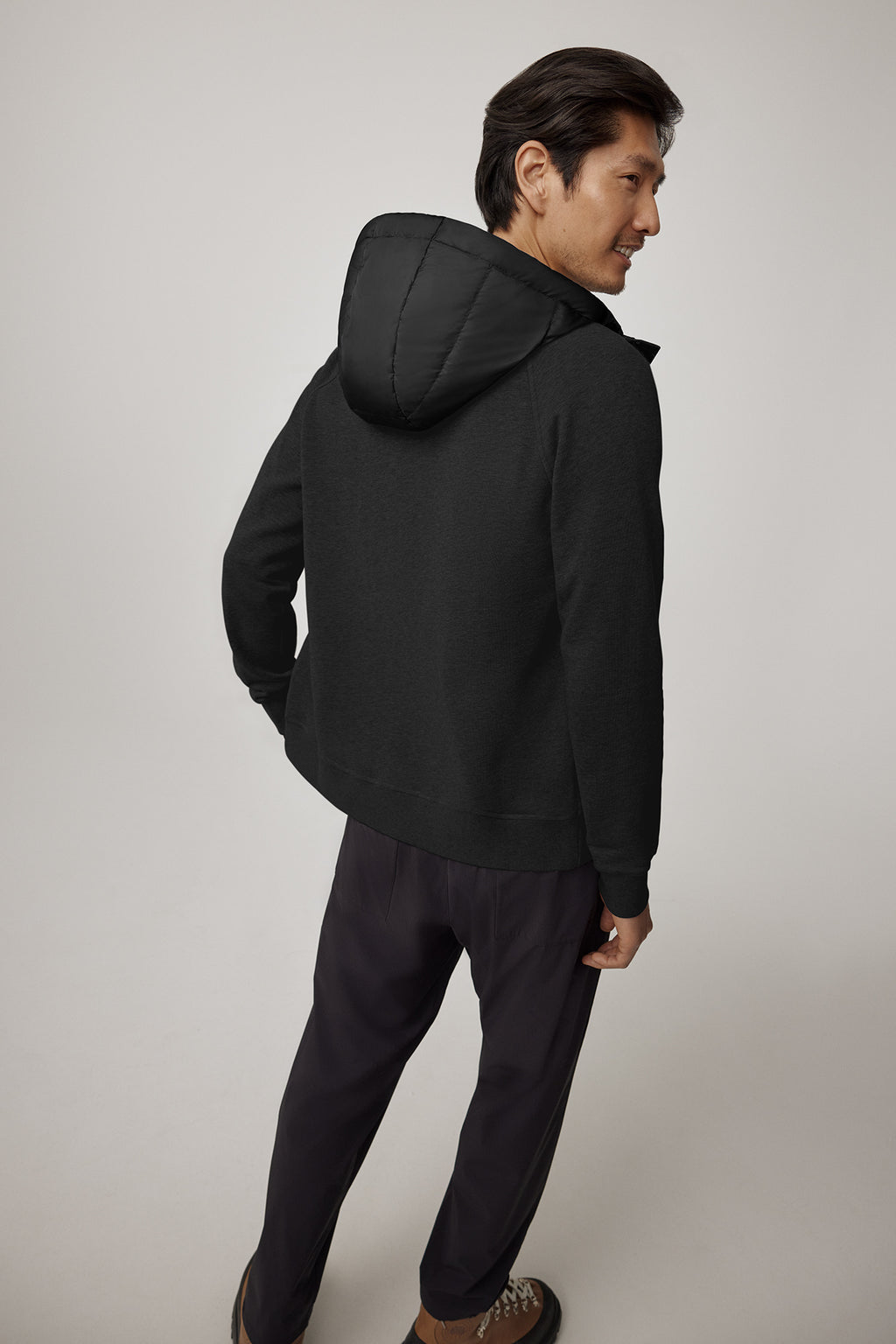 HyBridge® Huron Full Zip Hoodie (Men) - Black