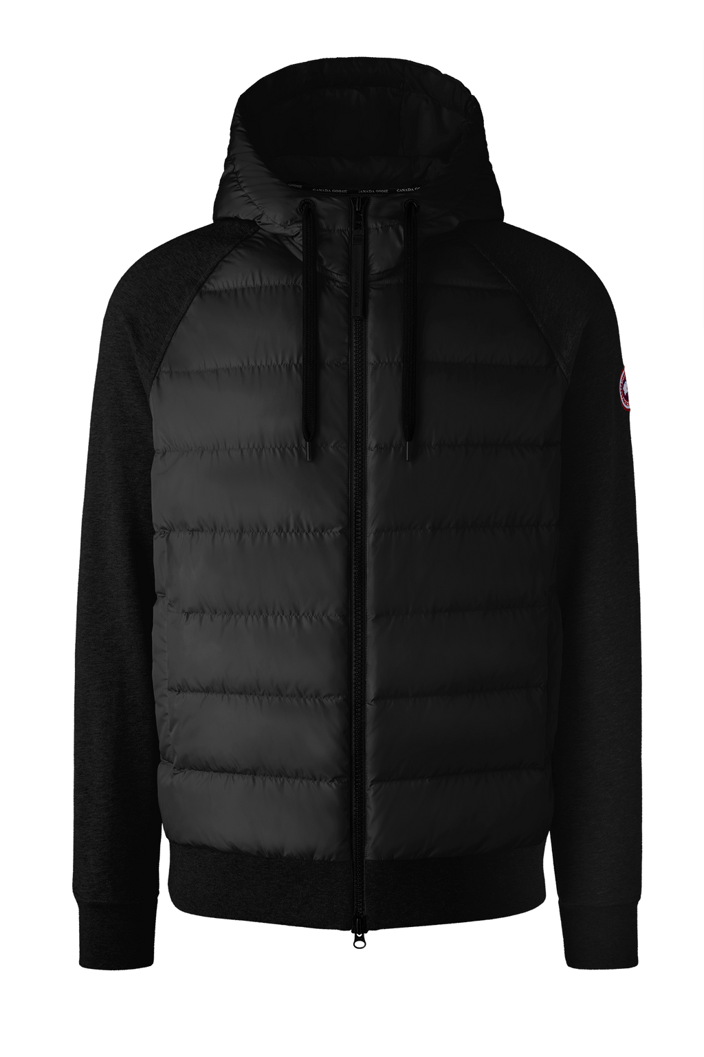 HyBridge® Huron Full Zip Hoodie (Men) - Black - Image 5