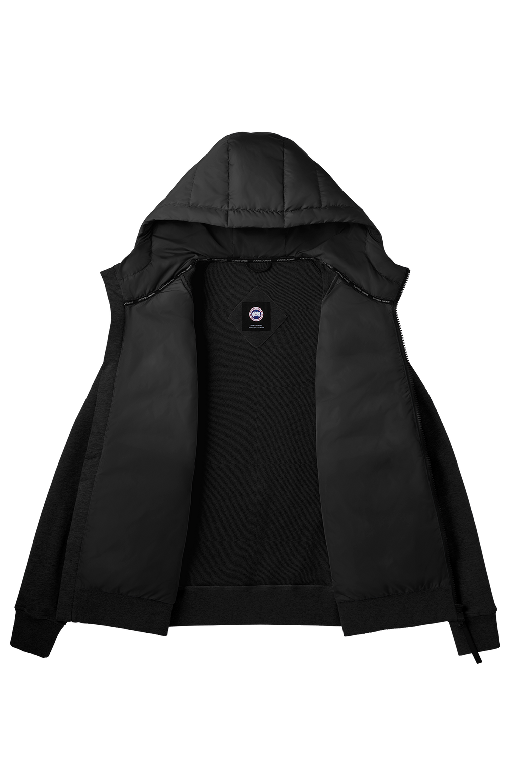 HyBridge® Huron Full Zip Hoodie (Men) - Black - Image 6