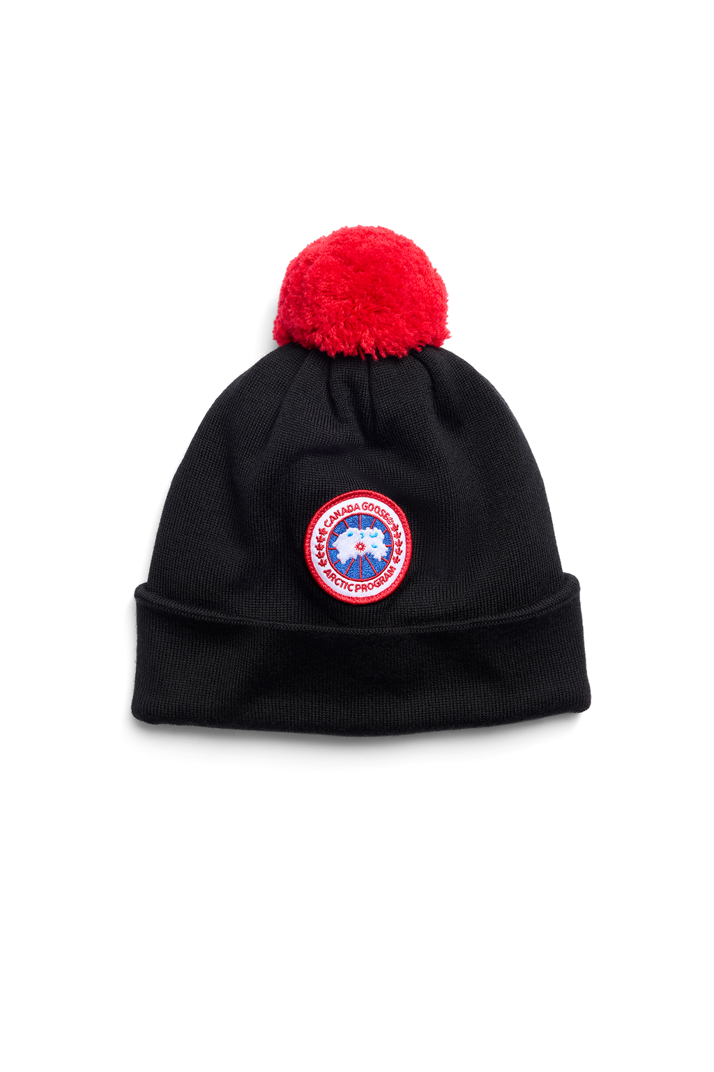 Kids Merino Pom Toque (Kids) - Black - Image 3