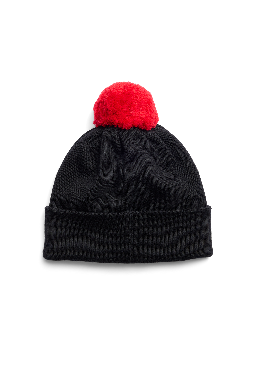 Kids Merino Pom Toque (Kids) - Black - Image 4