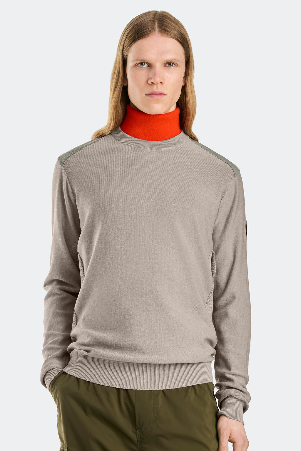 Dartmouth Crewneck Sweater Black Label (Men) - Limestone