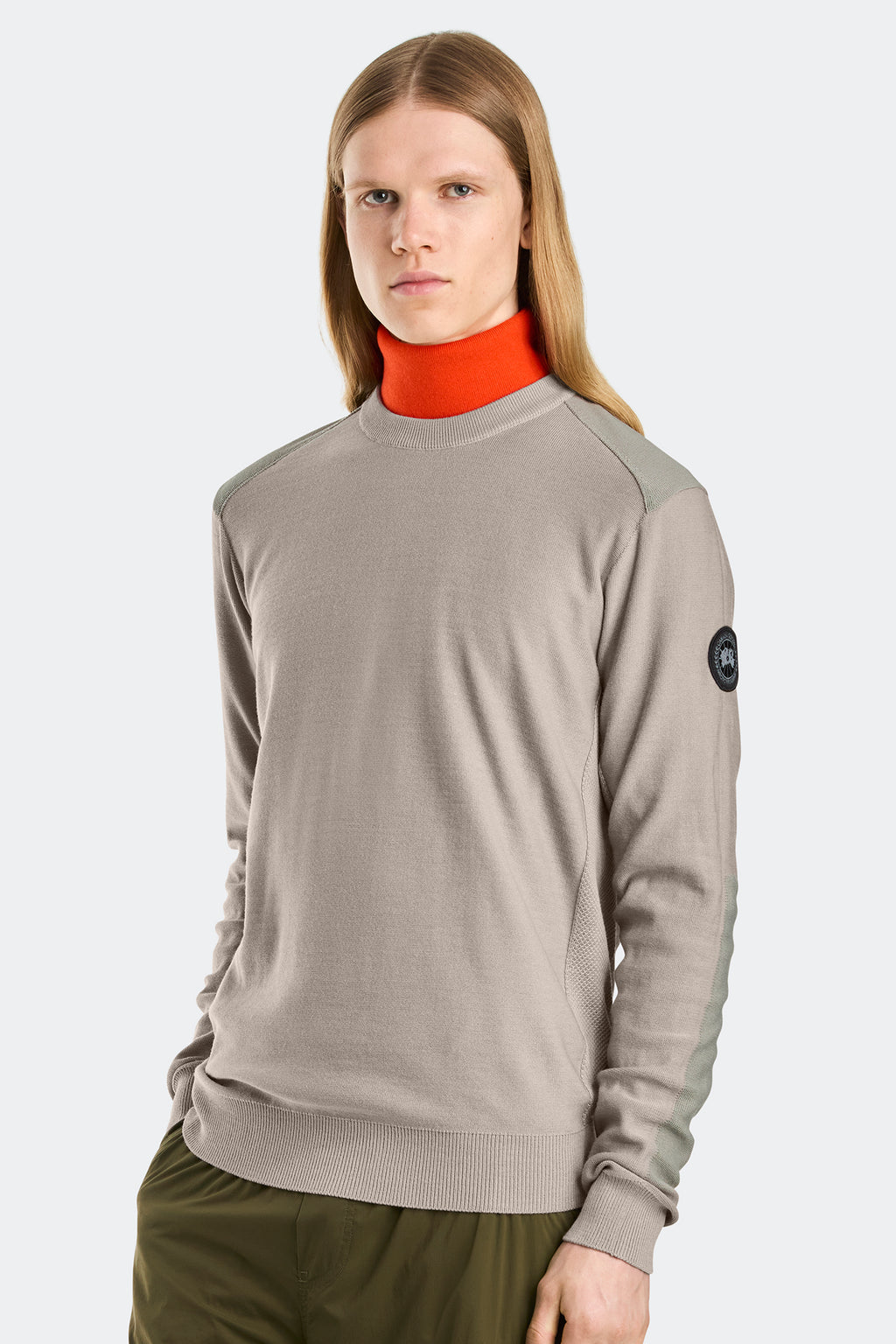 Dartmouth Crewneck Sweater Black Label (Men) - Limestone
