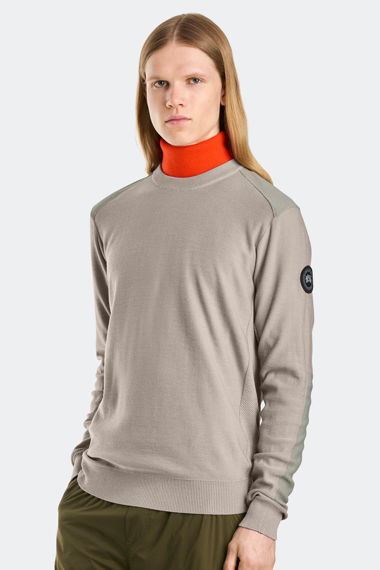 Dartmouth Crewneck Sweater Black Label (Men) - Limestone