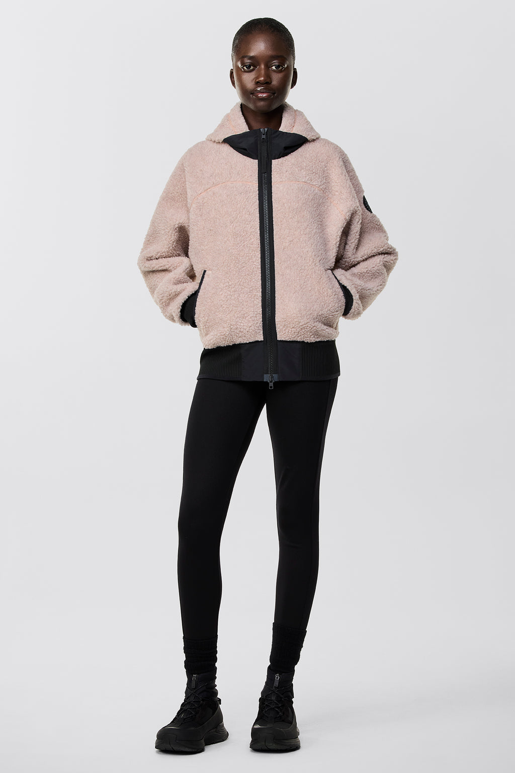 Simcoe Oversized Hoodie Black Label (Women) - Lucent Rose