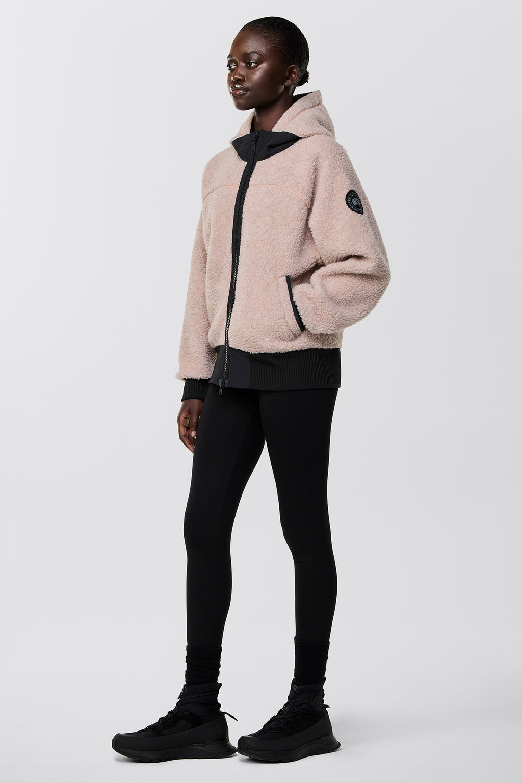 Simcoe Oversized Hoodie Black Label (Women) - Lucent Rose