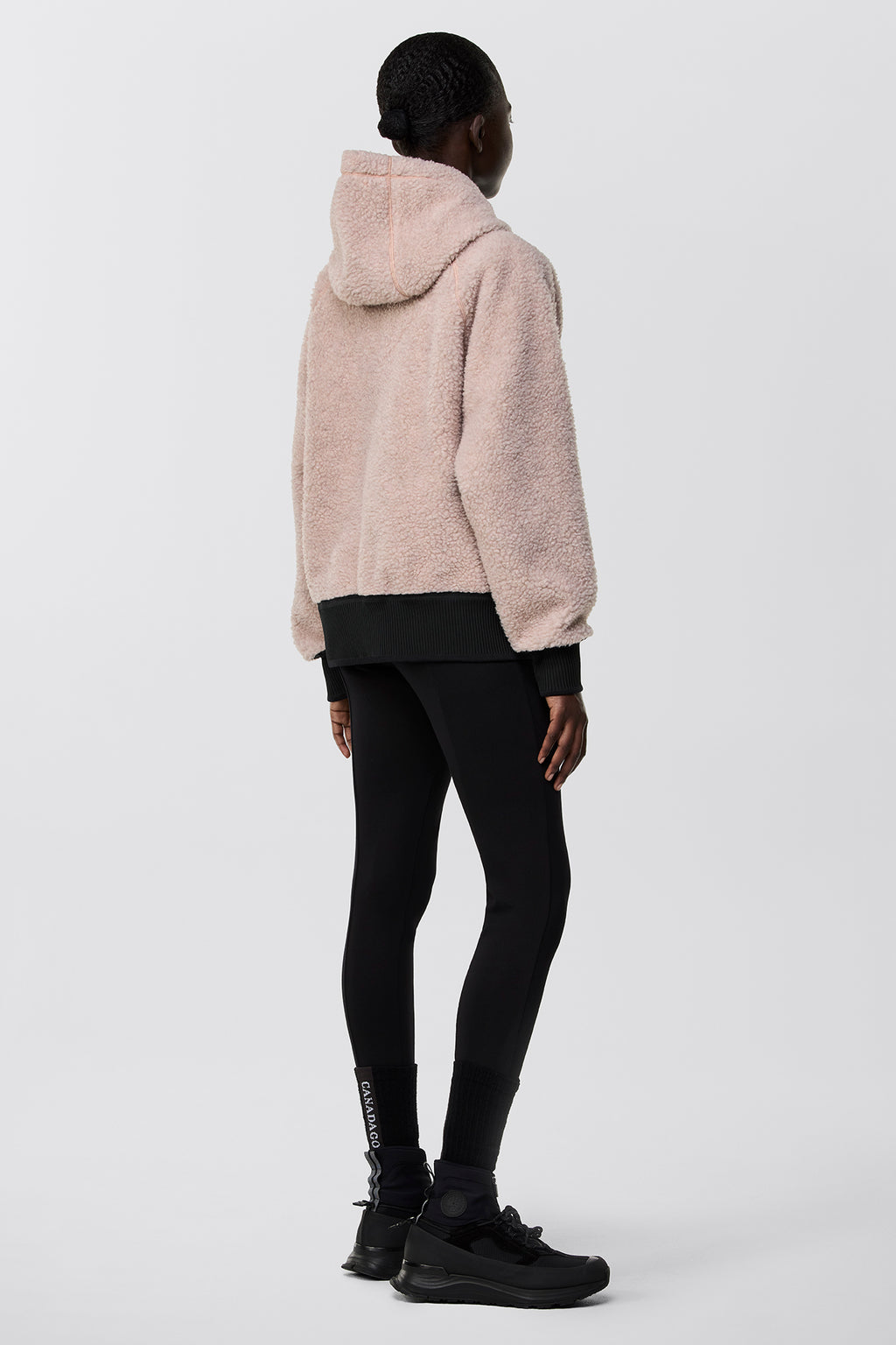 Simcoe Oversized Hoodie Black Label (Women) - Lucent Rose - Image 4