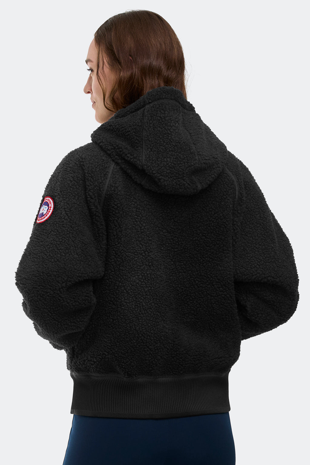 Simcoe Oversized Hoodie Kind High Pile Fleece (Women) - Black