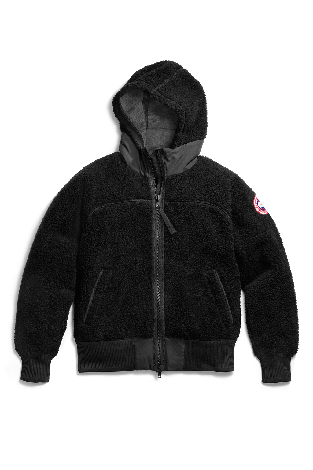 Simcoe Oversized Hoodie Kind High Pile Fleece (Women) - Black