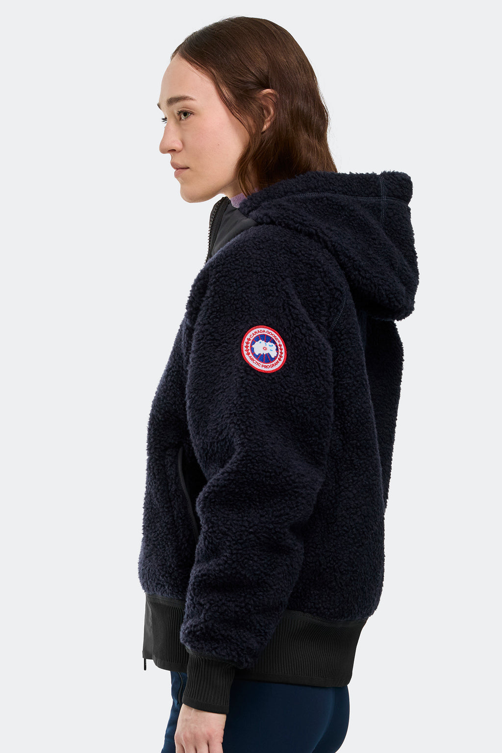 Simcoe Oversized Hoodie Kind High Pile Fleece (Women) - Atlantic Navy