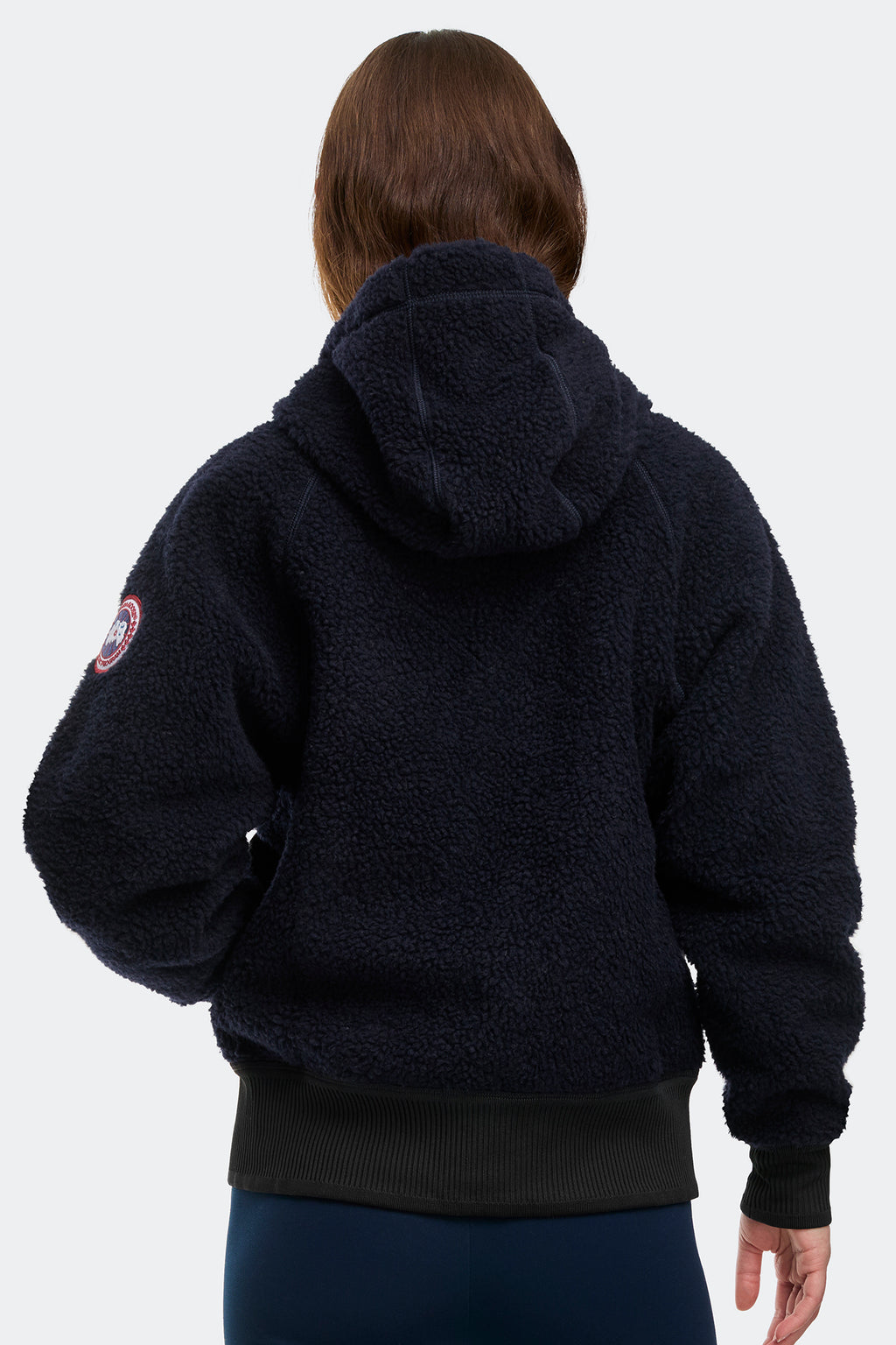 Simcoe Oversized Hoodie Kind High Pile Fleece (Women) - Atlantic Navy