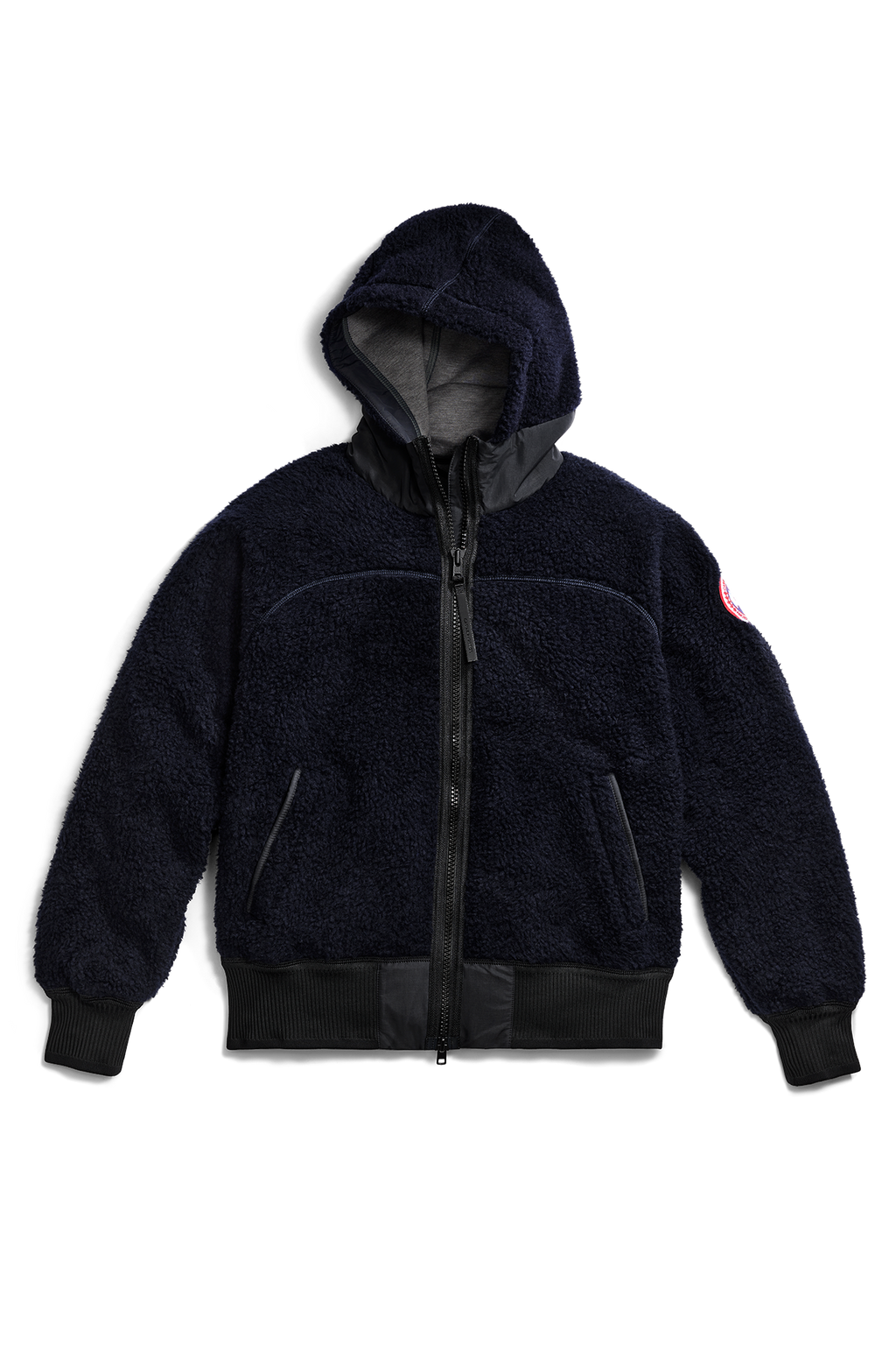 Simcoe Oversized Hoodie Kind High Pile Fleece (Women) - Atlantic Navy