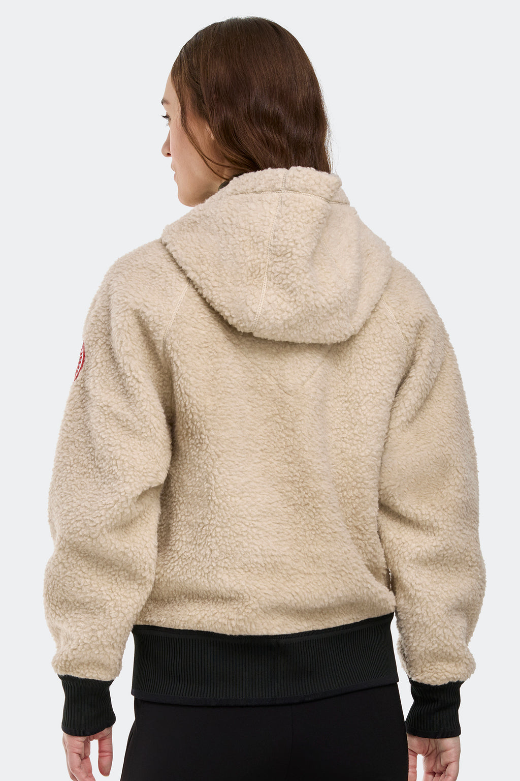Simcoe Oversized Hoodie Kind High Pile Fleece (Women) - Light Tan