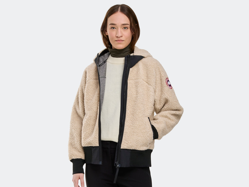 Simcoe Oversized Hoodie Kind High Pile Fleece (Women) - Light Tan