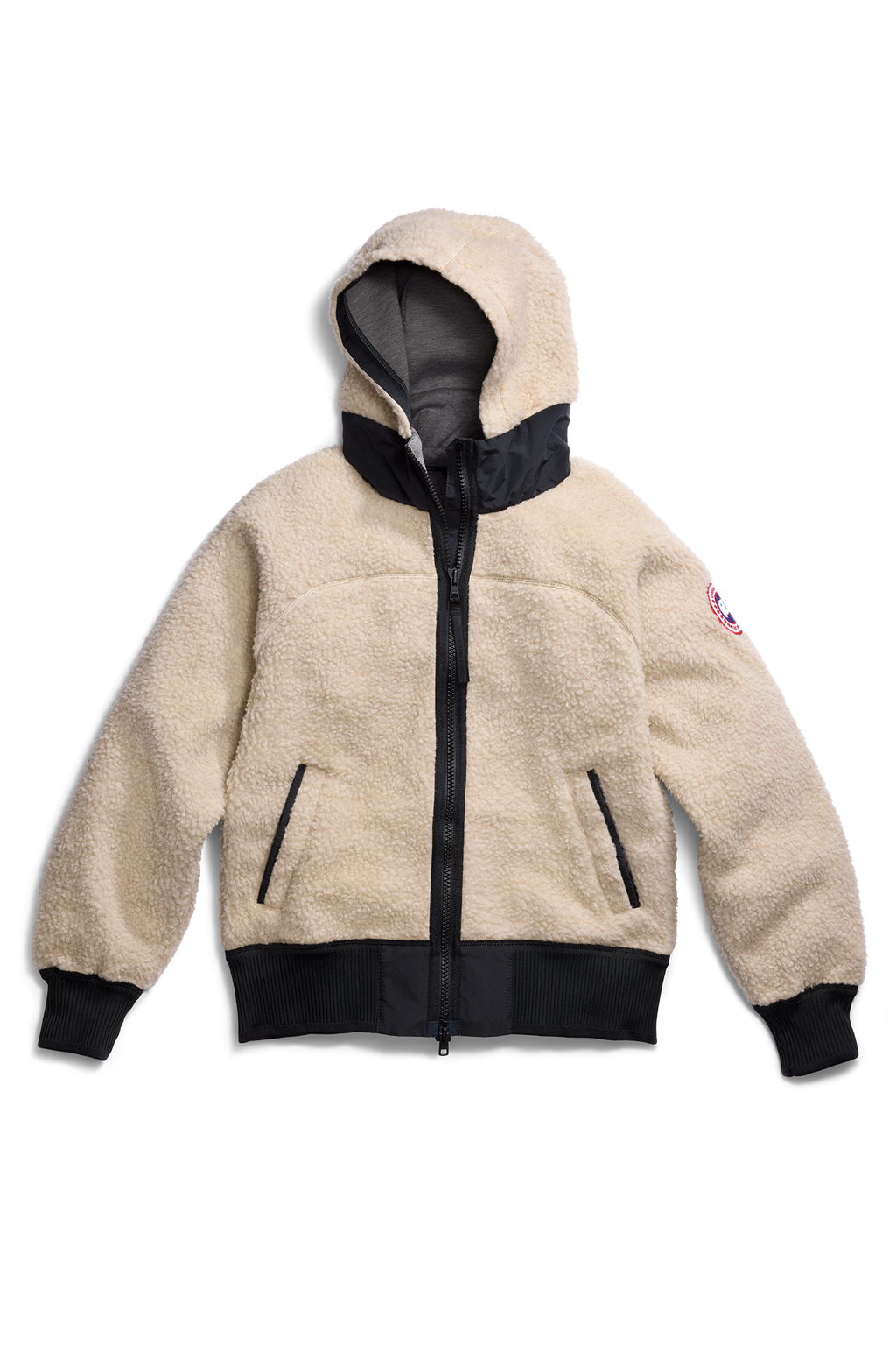 Simcoe Oversized Hoodie Kind High Pile Fleece (Women) - Light Tan