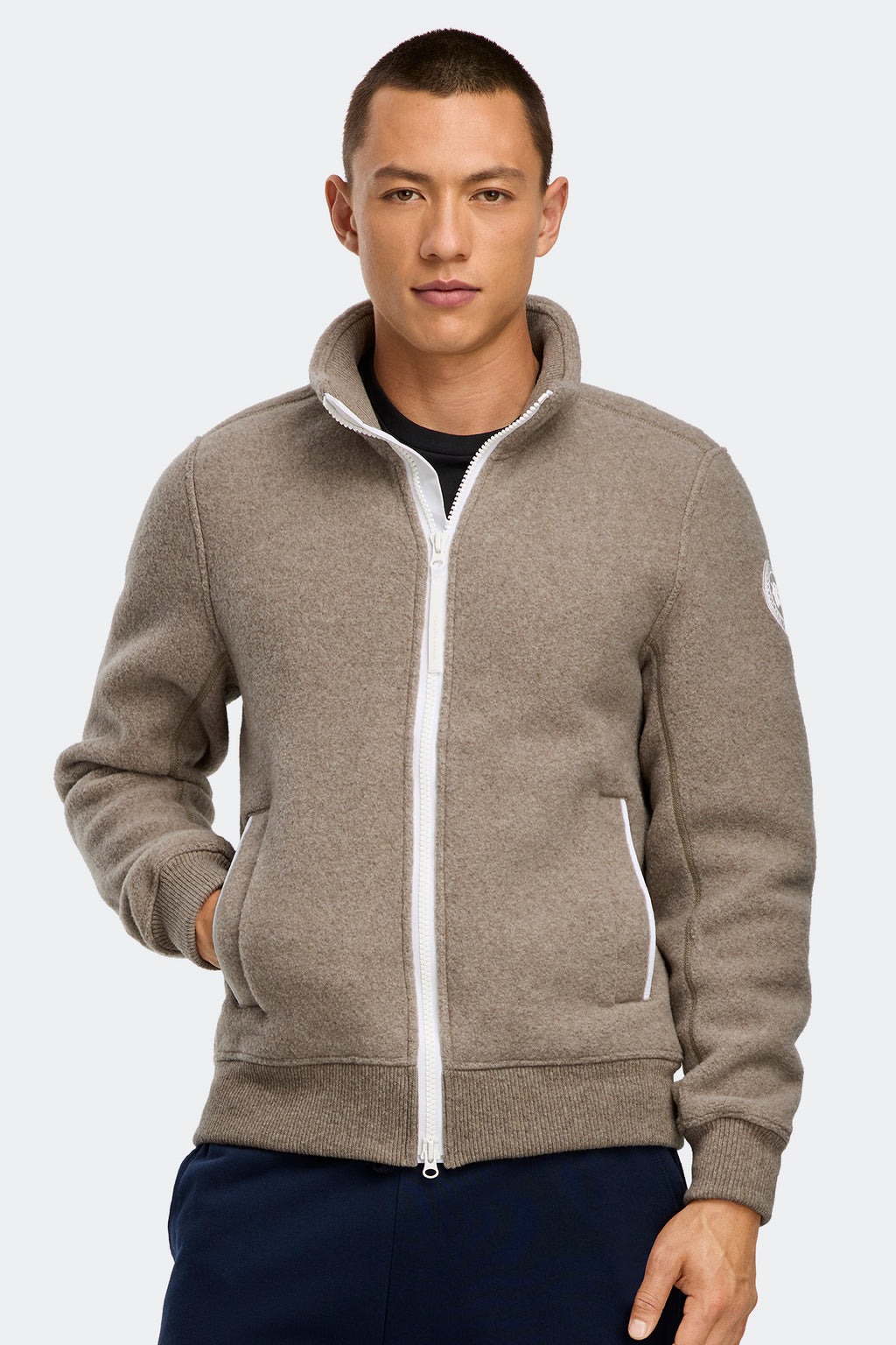 Lawson Jacket Kind Fleece HUMANATURE (Men) - Tan Heather