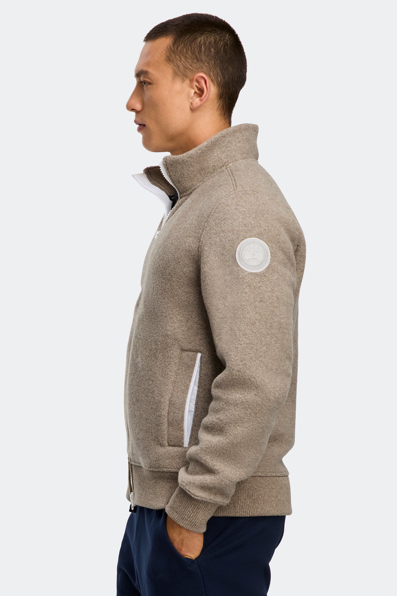 Lawson Jacket Kind Fleece HUMANATURE (Men) - Tan Heather
