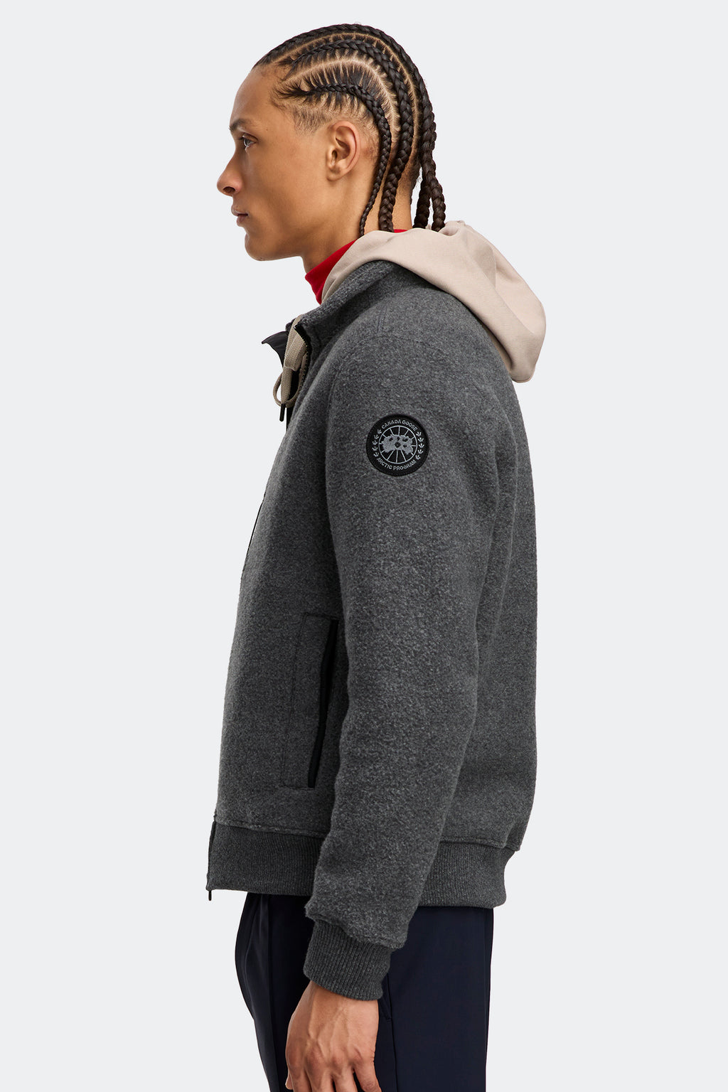 Lawson Fleece Jacket Black Label - Quarry Grey