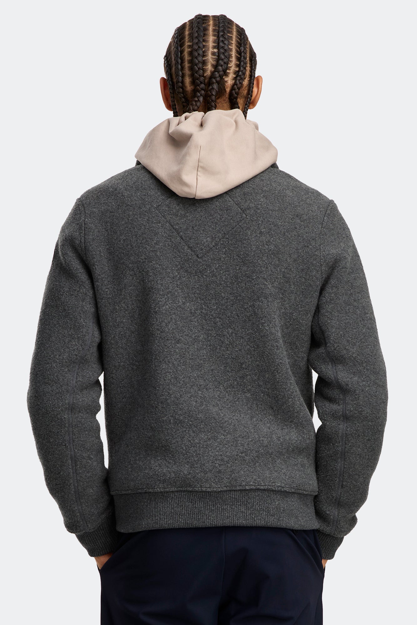 Lawson Fleece Jacket Black Label - Quarry Grey