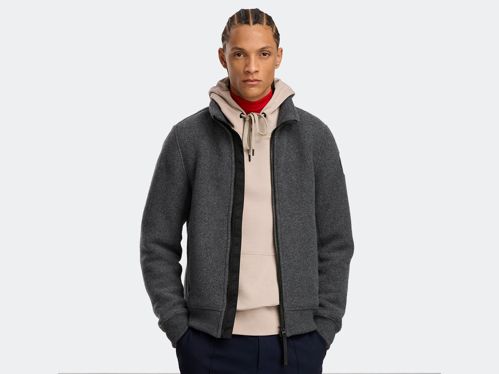 Lawson Fleece Jacket Black Label - Quarry Grey