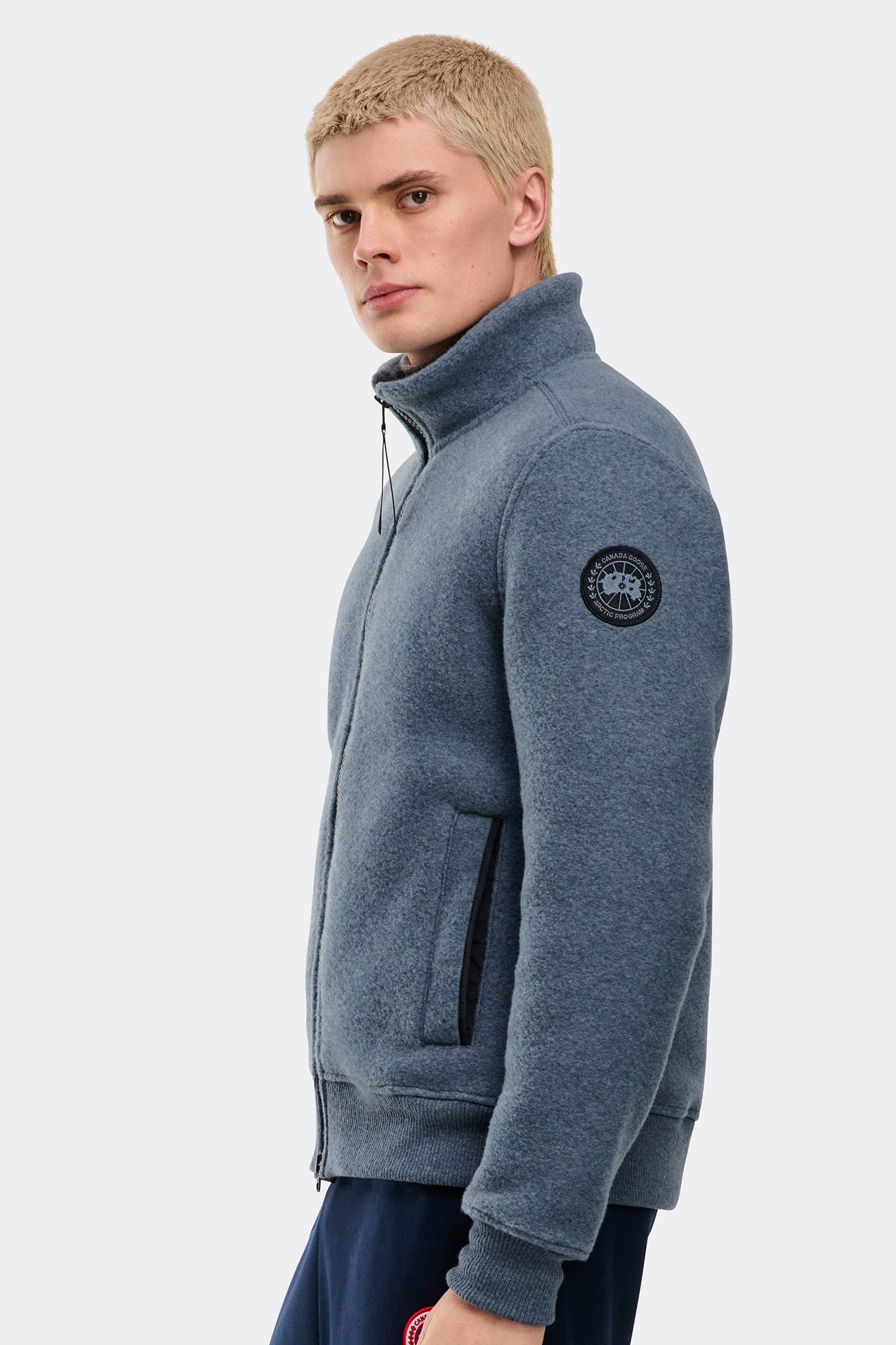 Lawson Fleece Jacket Black Label - Ozone Blue