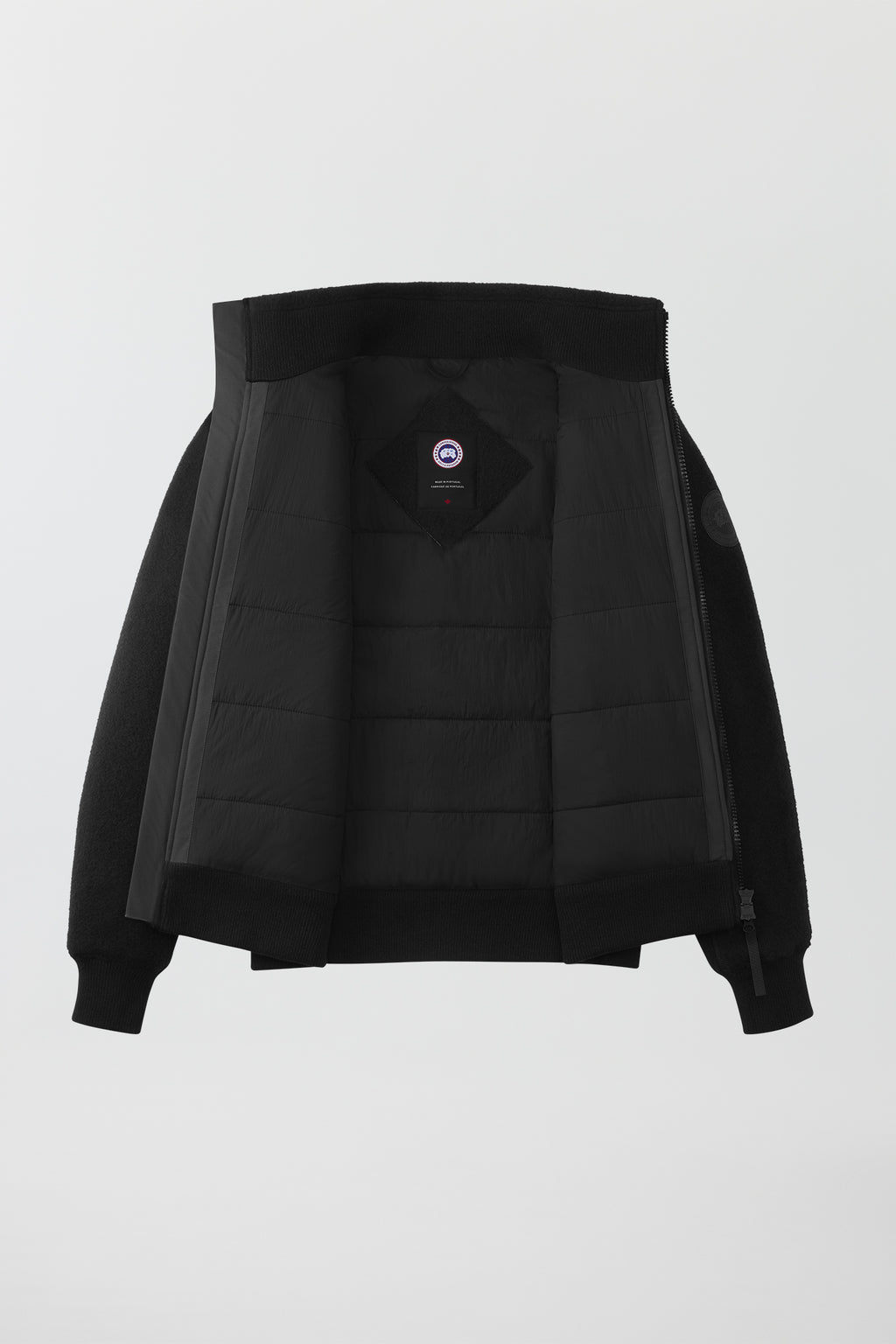 Insulated Lawson Fleece Jacket - Black - Image 6