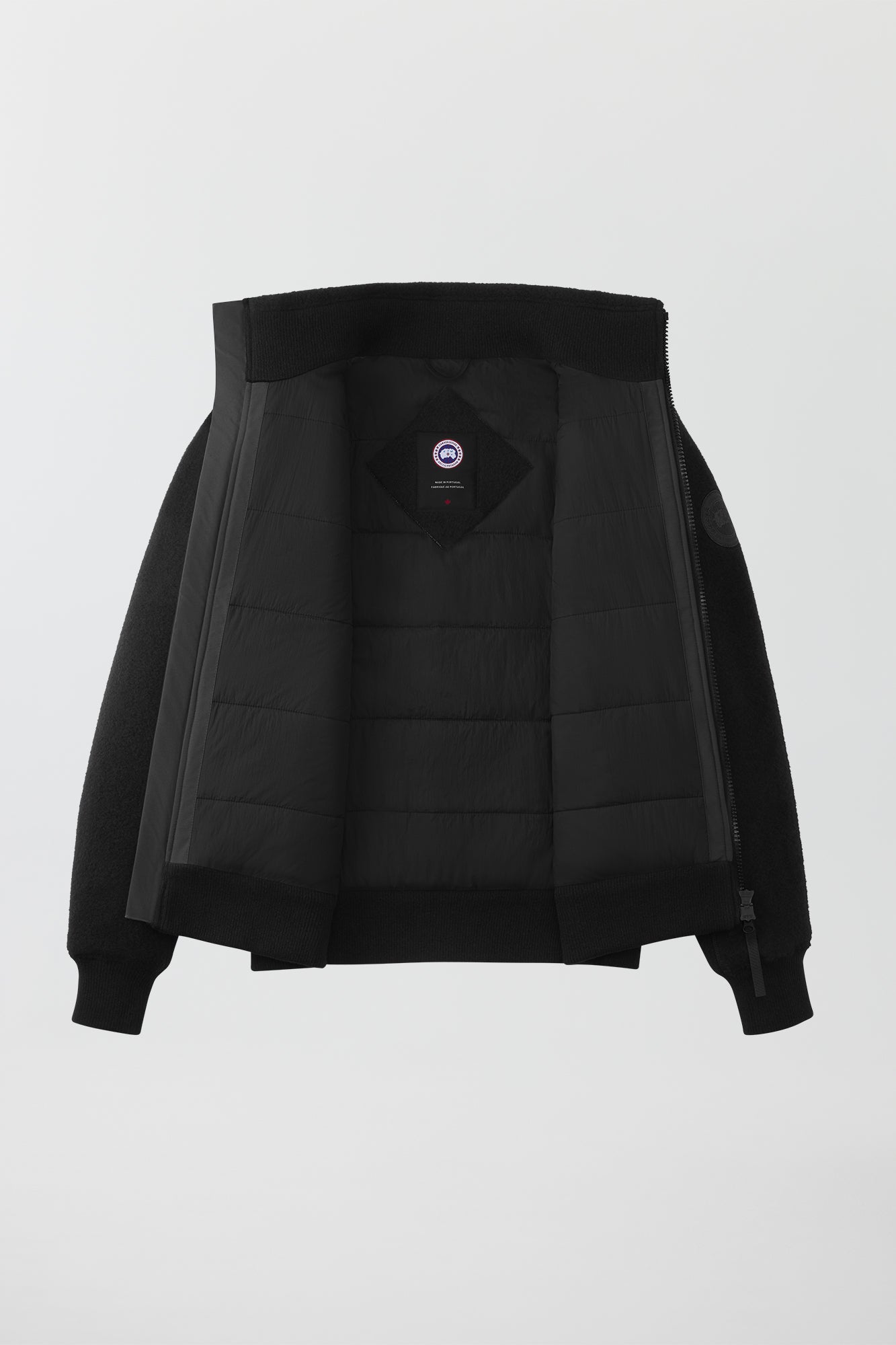 Insulated Lawson Fleece Jacket - Black - Image 6