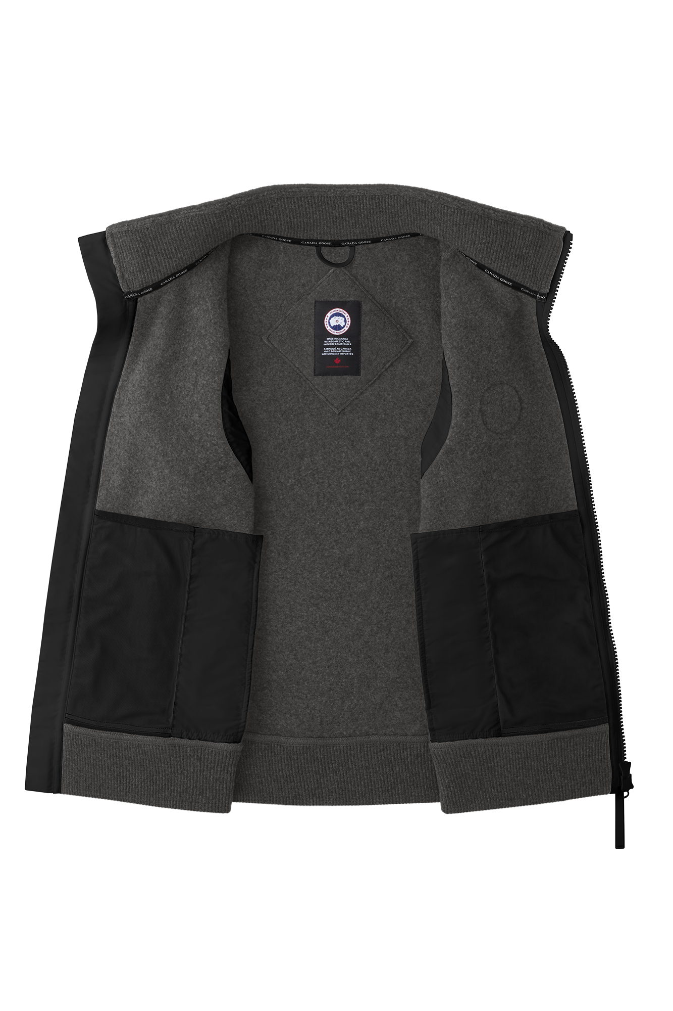 Mersey Black Label Fleece Vest (Men) - Quarry Grey