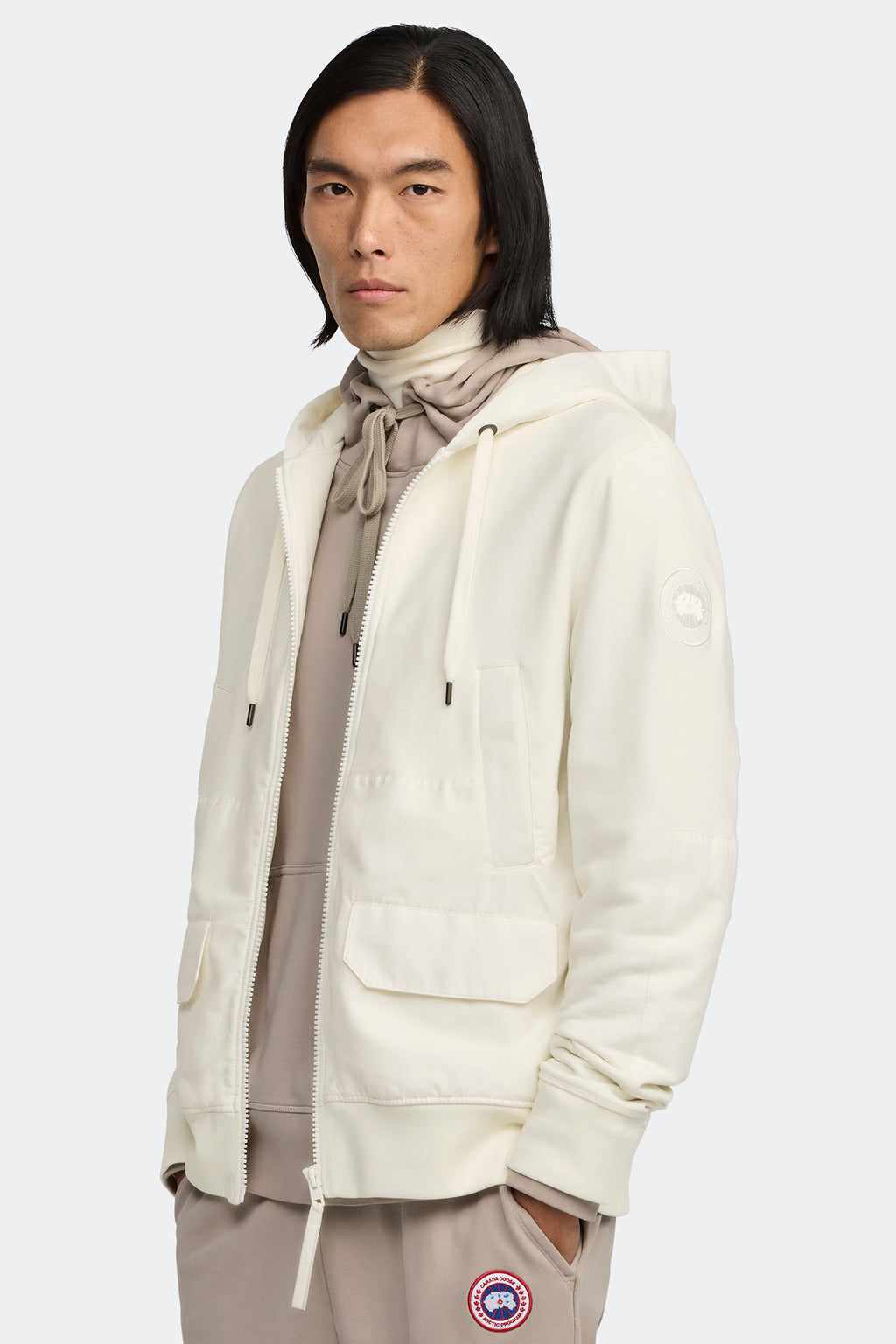 Ferris Full Zip Hoodie (Men) - North Star White