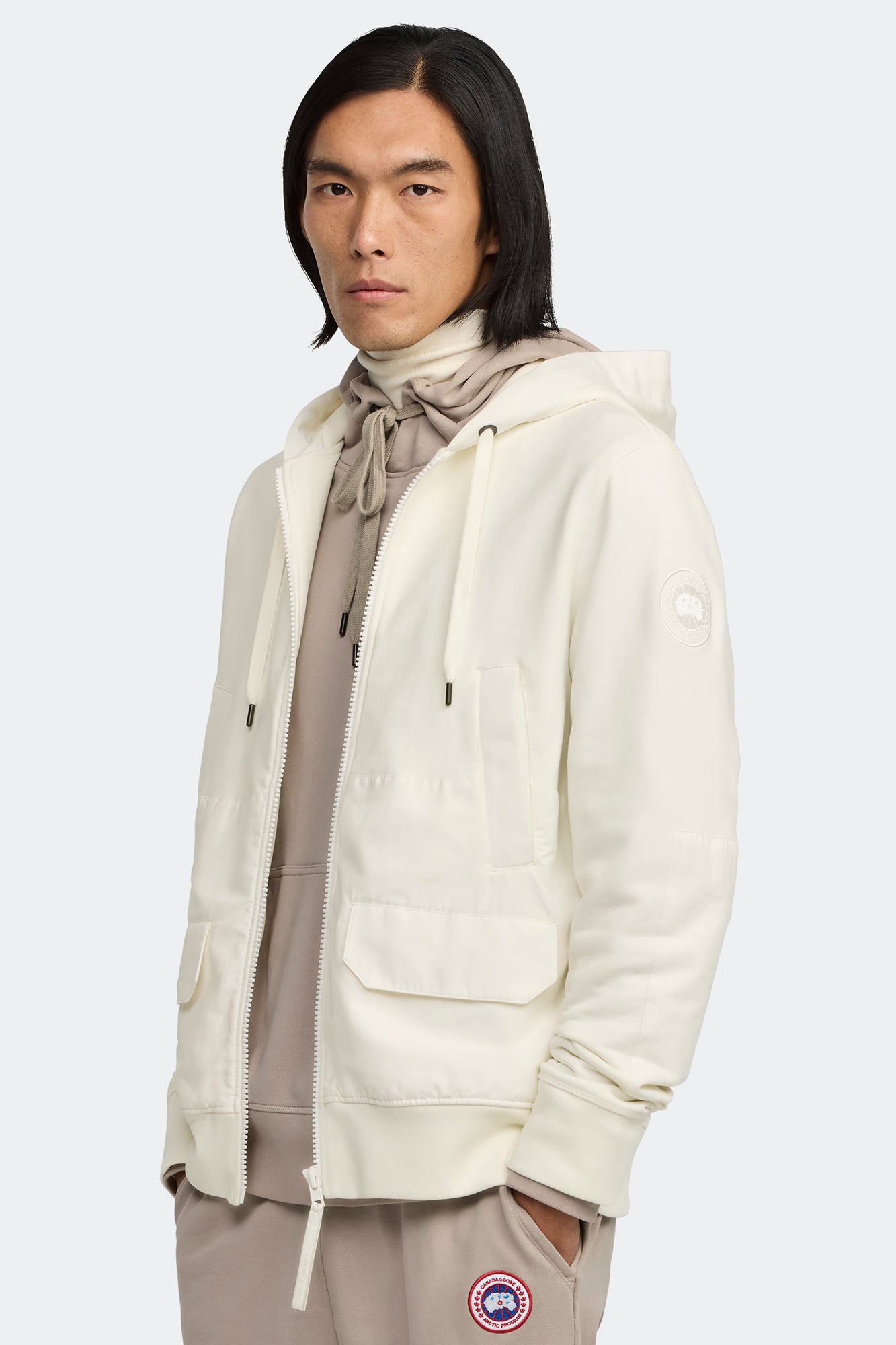 Ferris Full Zip Hoodie (Men) - North Star White