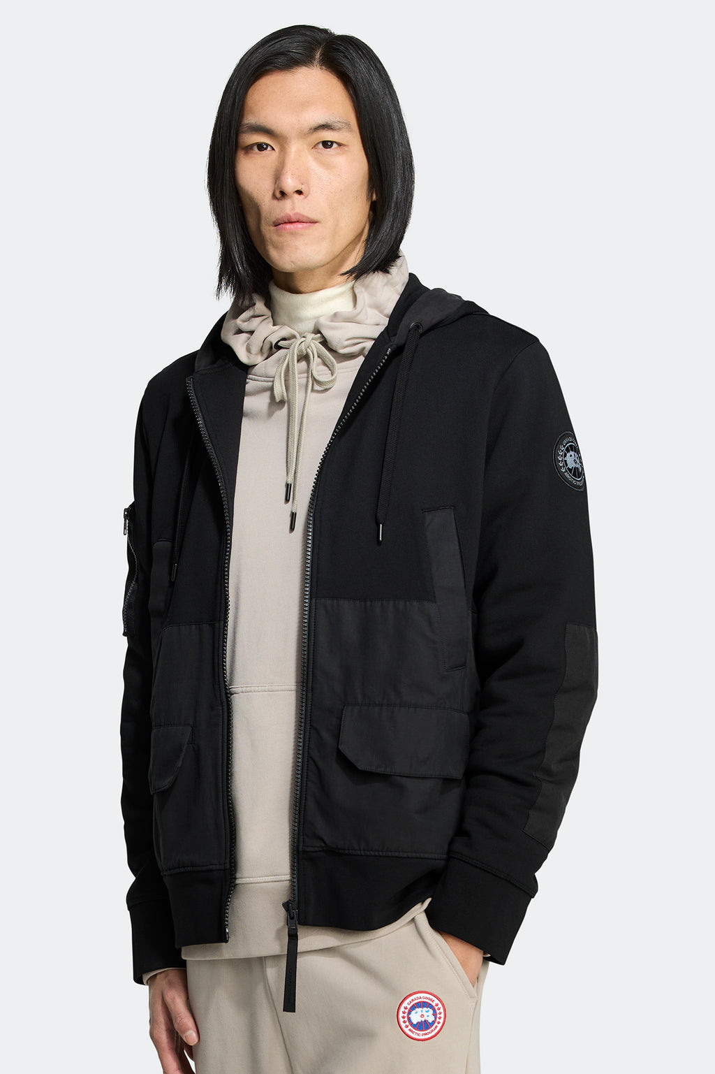 Ferris Full Zip Hoodie (Men) - Black