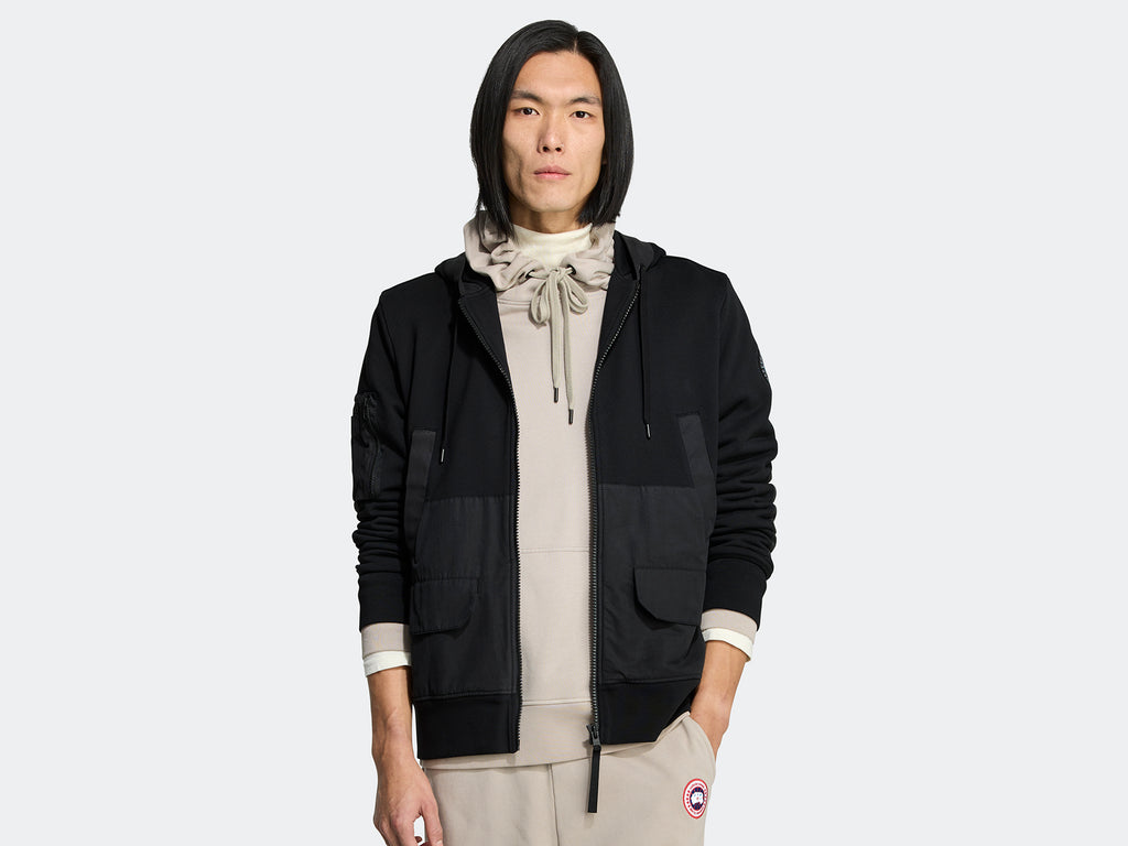 Ferris Full Zip Hoodie (Men) - Black