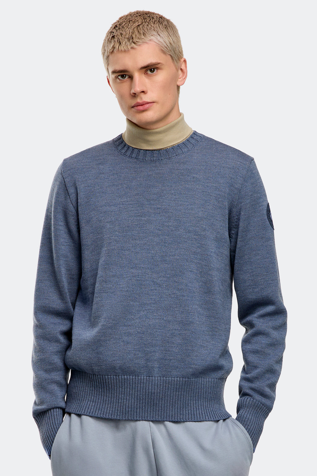 Rosseau Sweater (Men) - Ozone Blue Heather