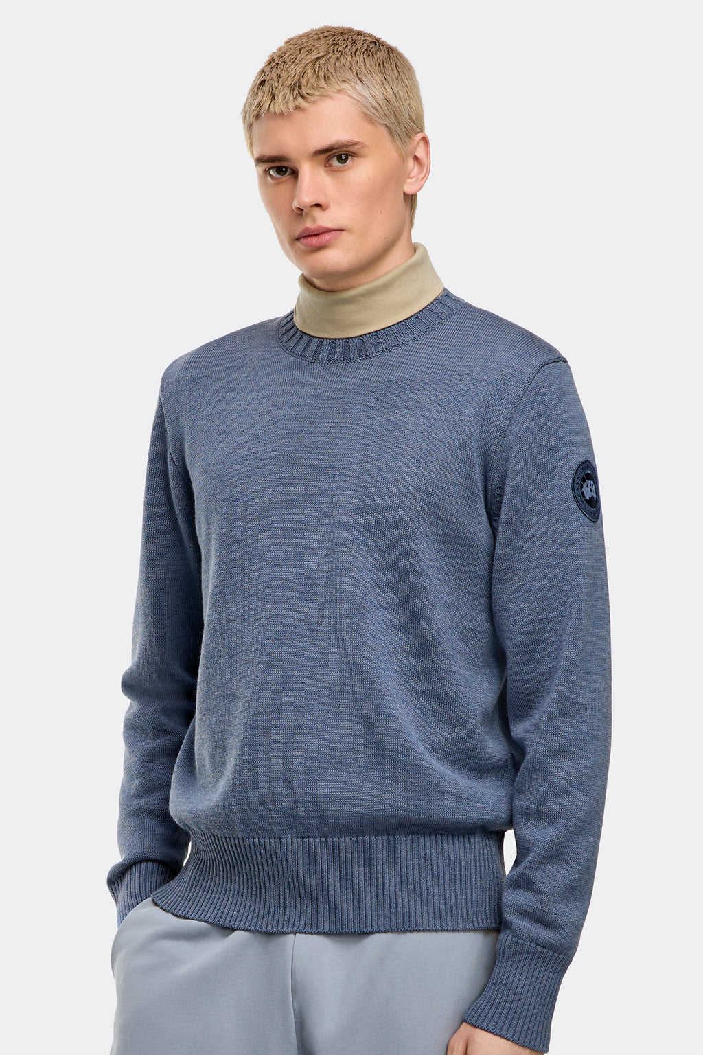 Rosseau Sweater (Men) - Ozone Blue Heather