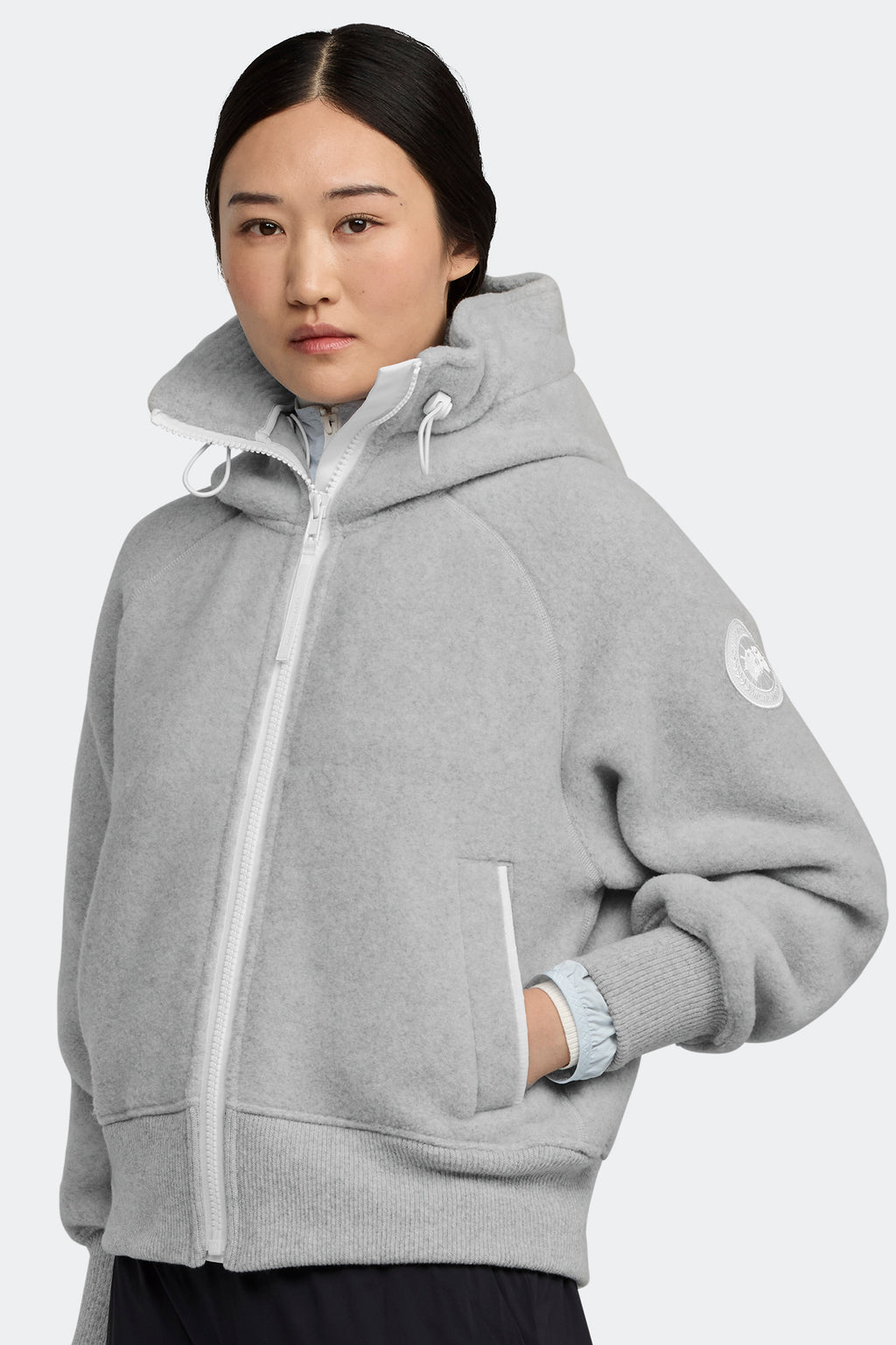 Chilliwack Bomber Kind Fleece HUMANATURE (Women) - Silverbirch Heather