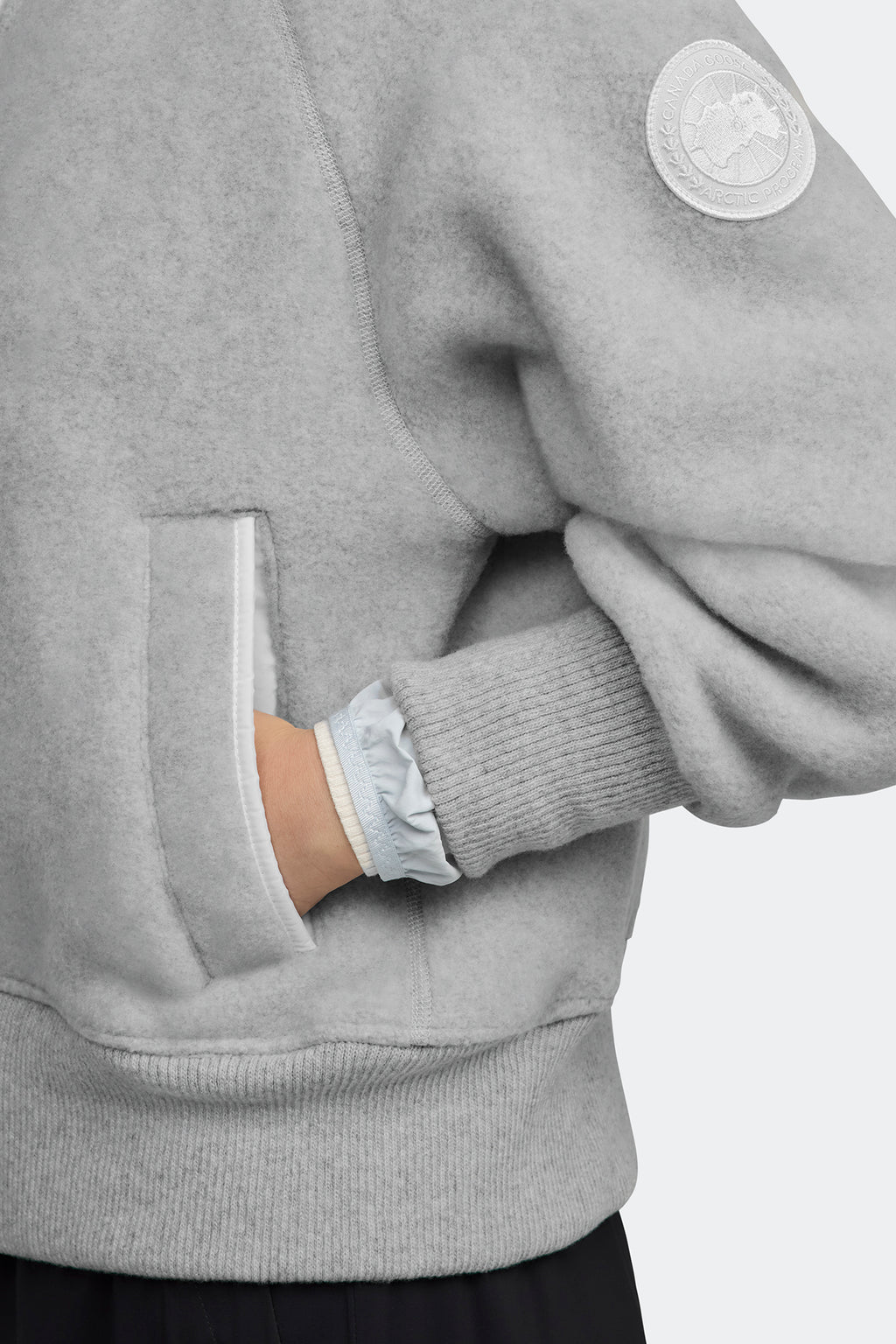 Chilliwack Bomber Kind Fleece HUMANATURE (Women) - Silverbirch Heather